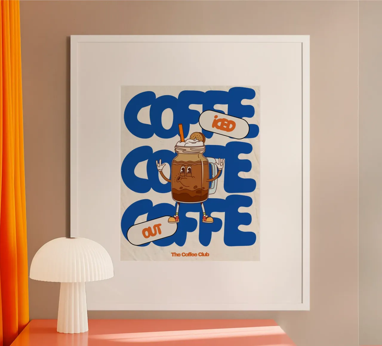 ICED COFFEE poster da COFFEE CLUB