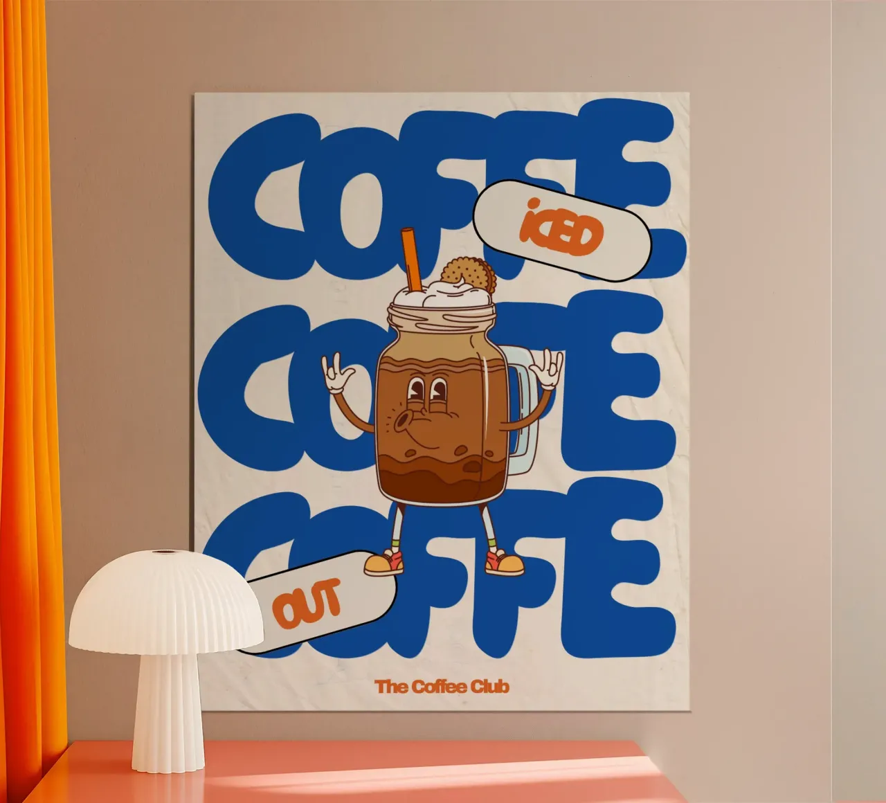 ICED COFFEE poster da COFFEE CLUB