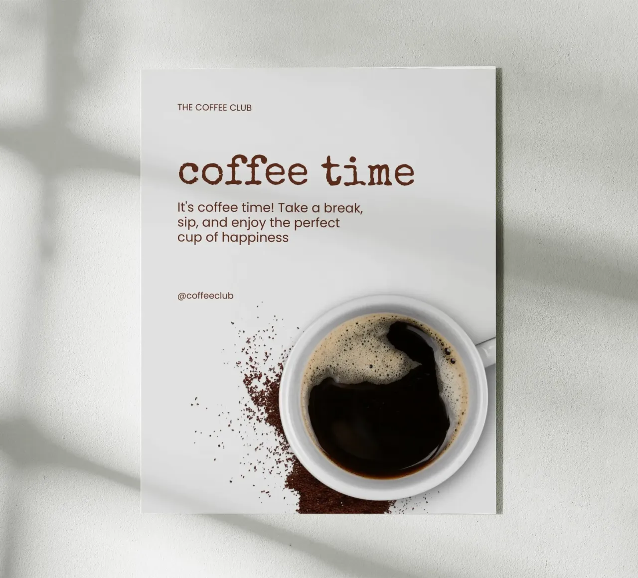 COFFEE TIME plexiglass da COFFEE CLUB