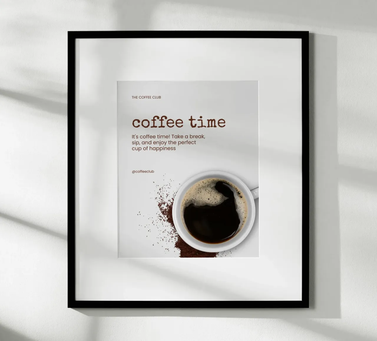 COFFEE TIME poster da COFFEE CLUB