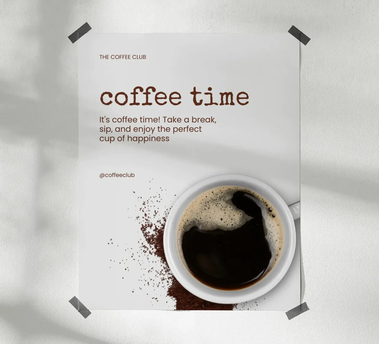 COFFEE TIME poster da COFFEE CLUB