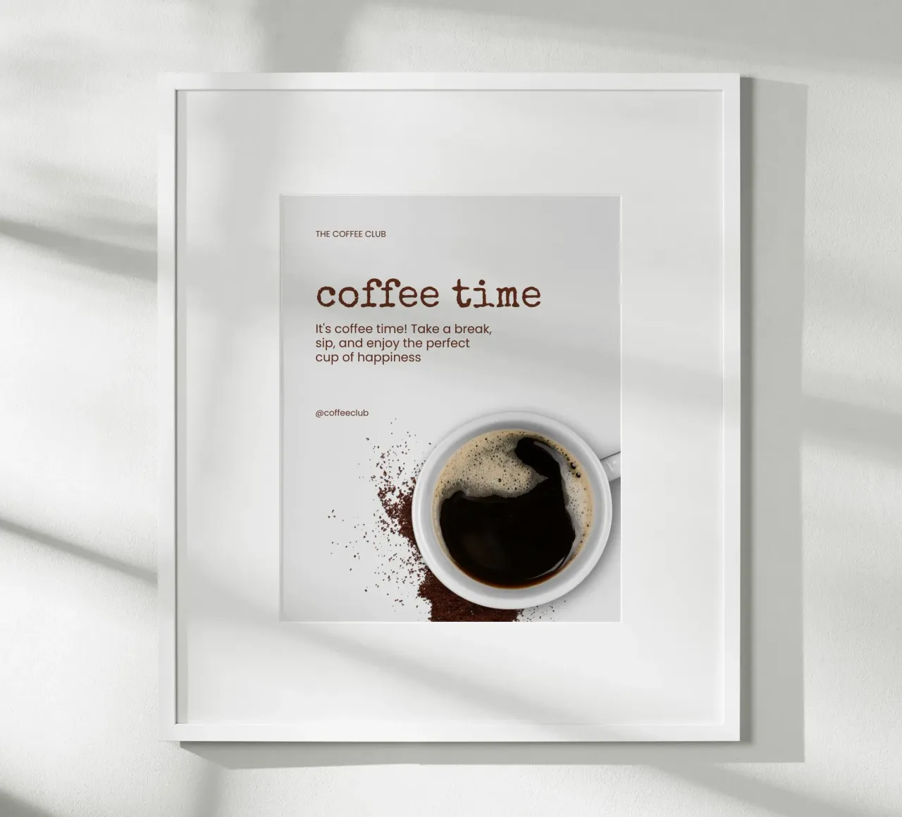 COFFEE TIME poster da COFFEE CLUB