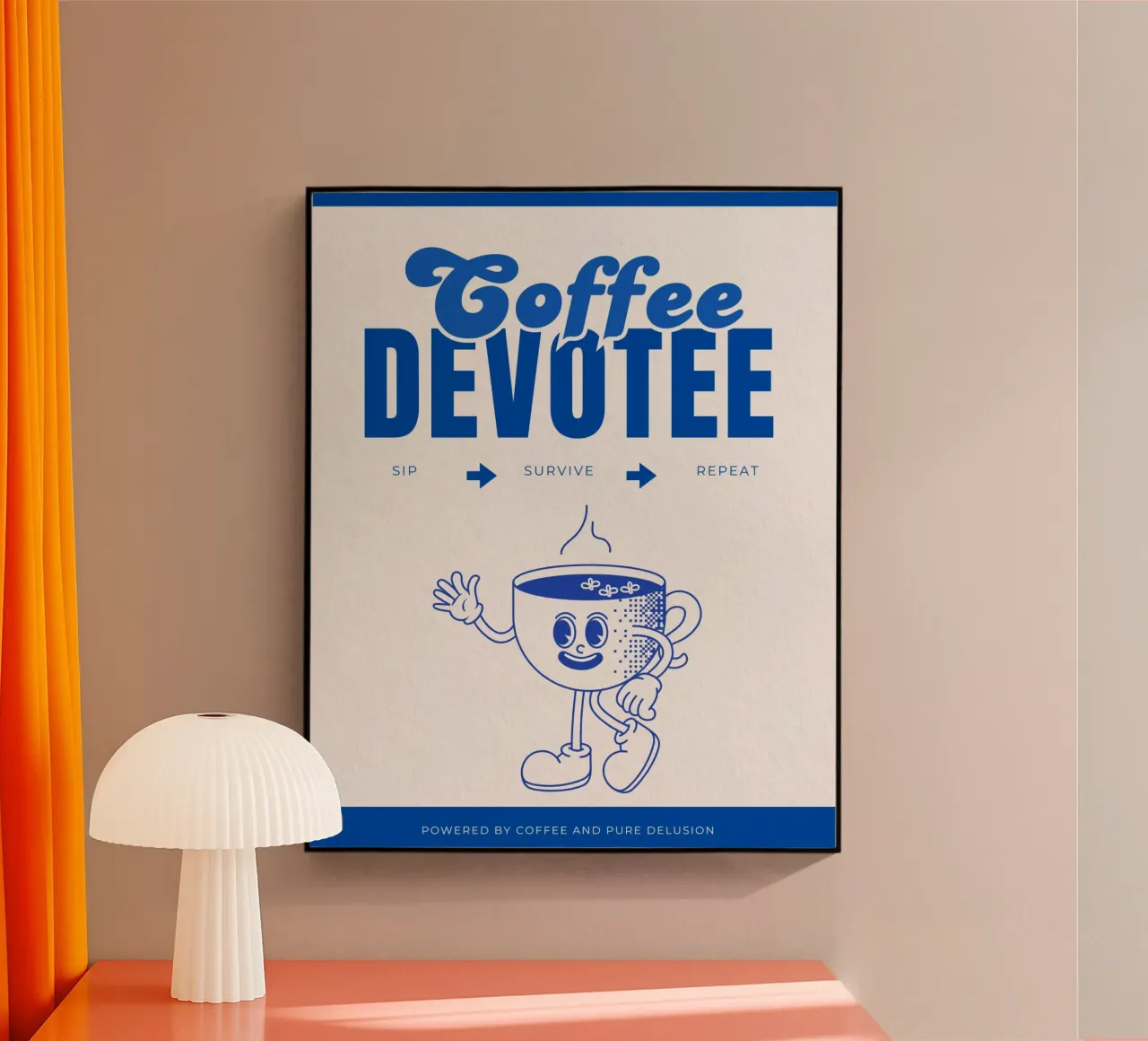 COFFEE DEVOTEE plexiglass da COFFEE CLUB