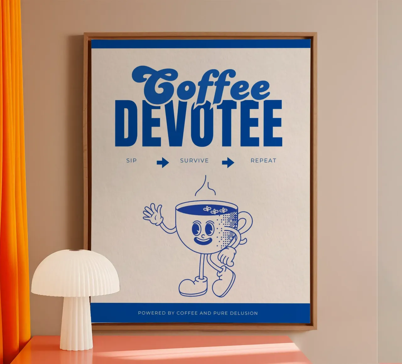 COFFEE DEVOTEE canvas by COFFEE CLUB
