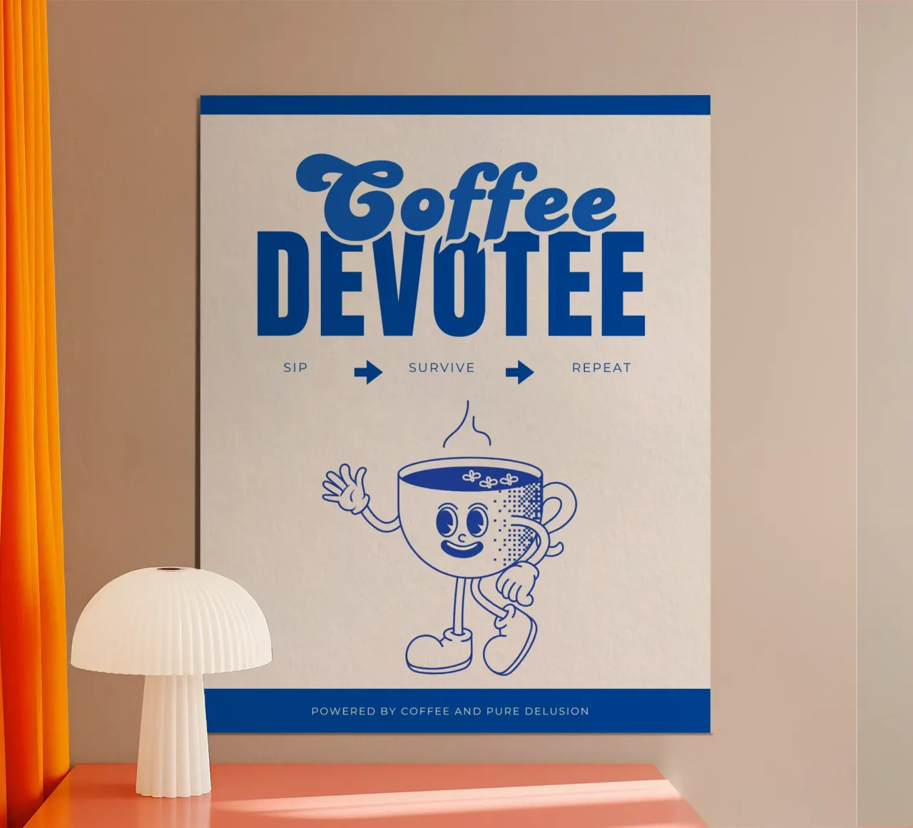 COFFEE DEVOTEE poster van COFFEE CLUB