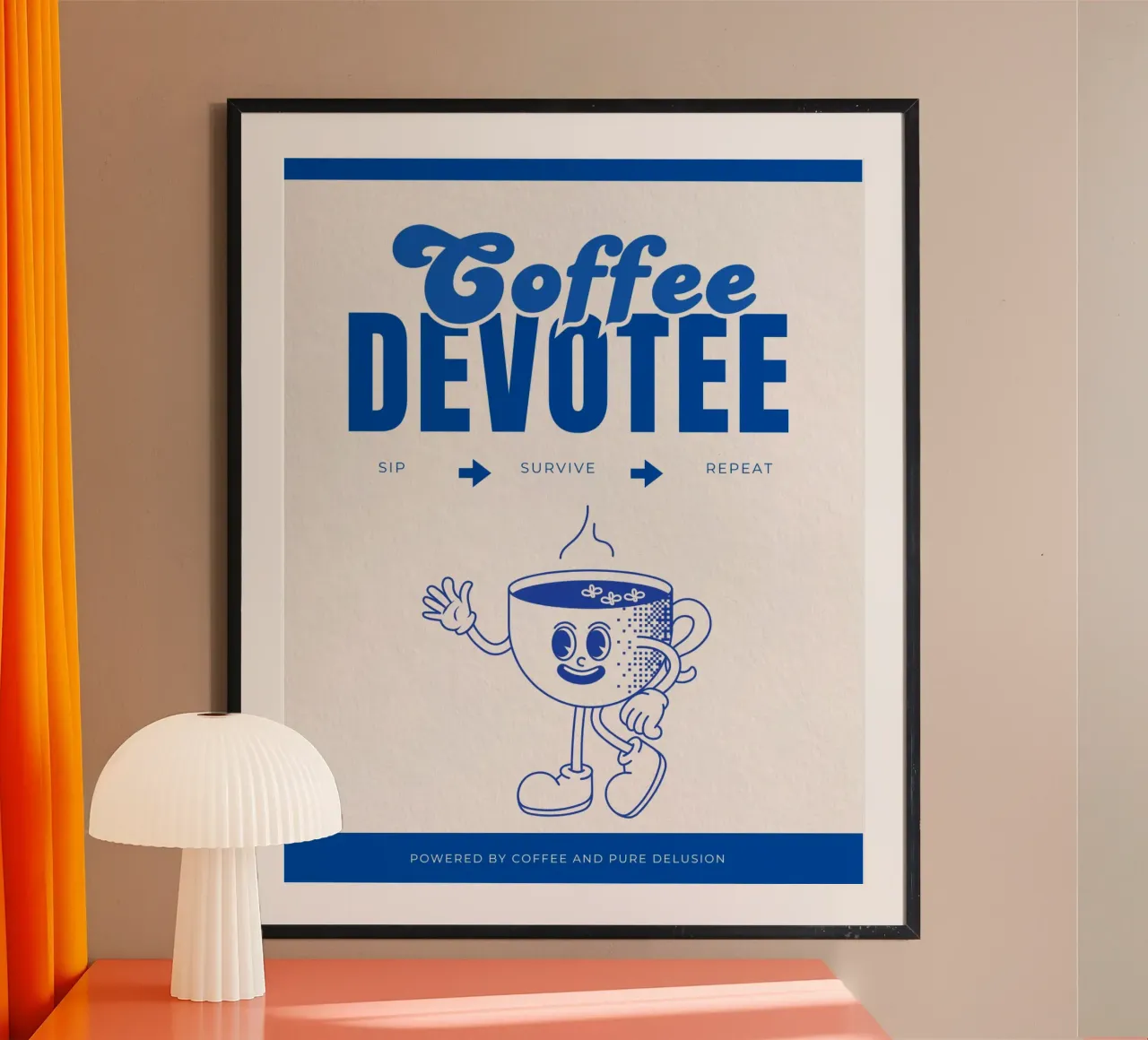 COFFEE DEVOTEE poster van COFFEE CLUB