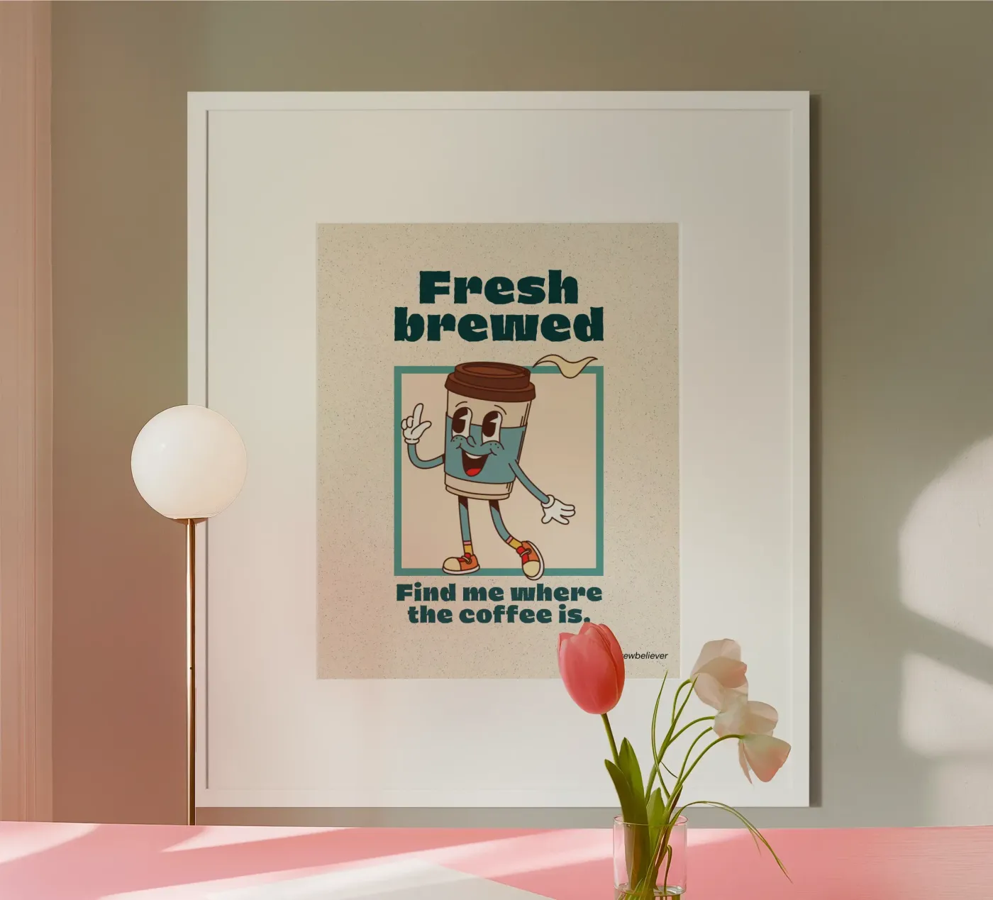 FRESH BREWED poster by COFFEE CLUB