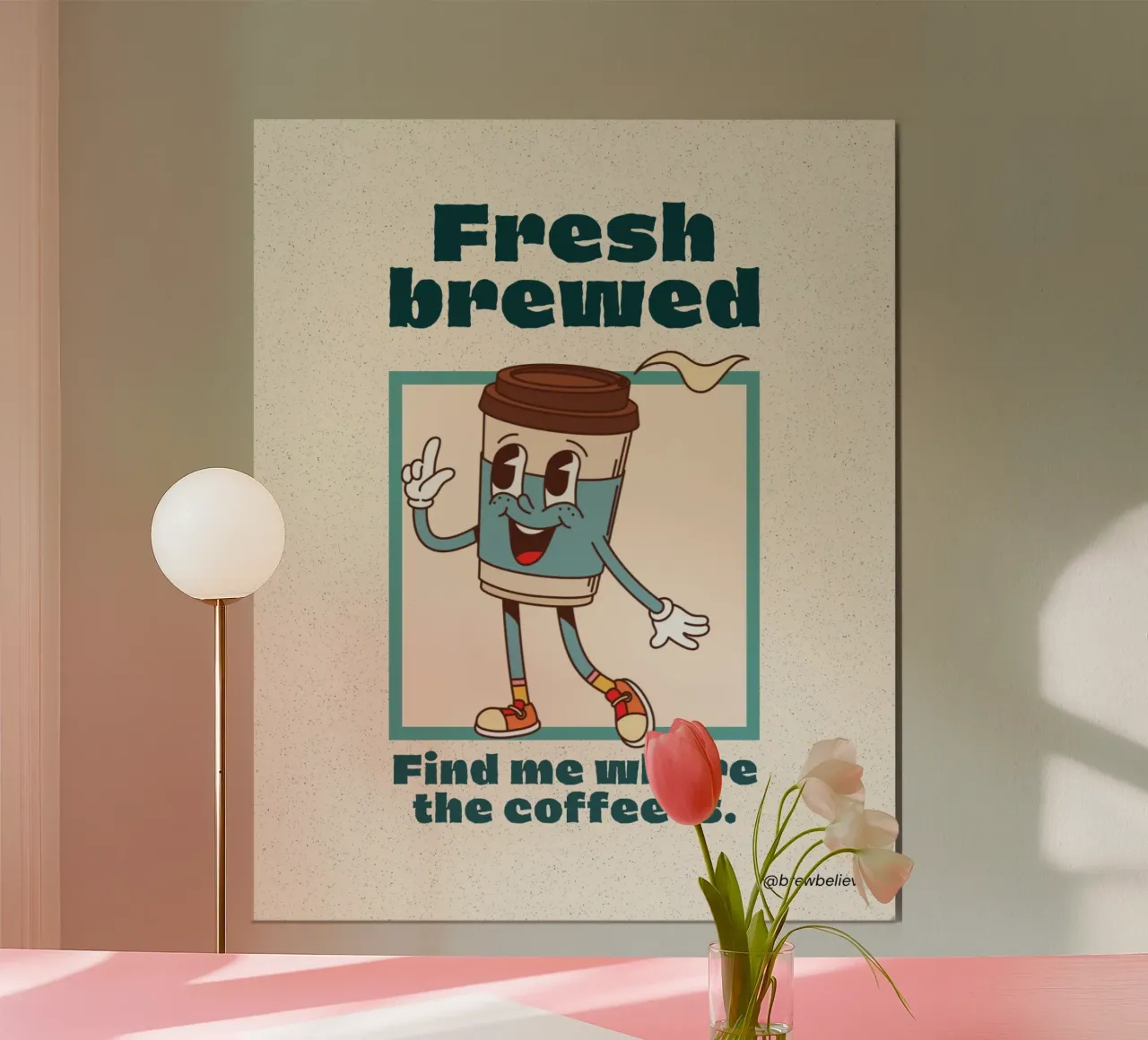 FRESH BREWED poster da COFFEE CLUB