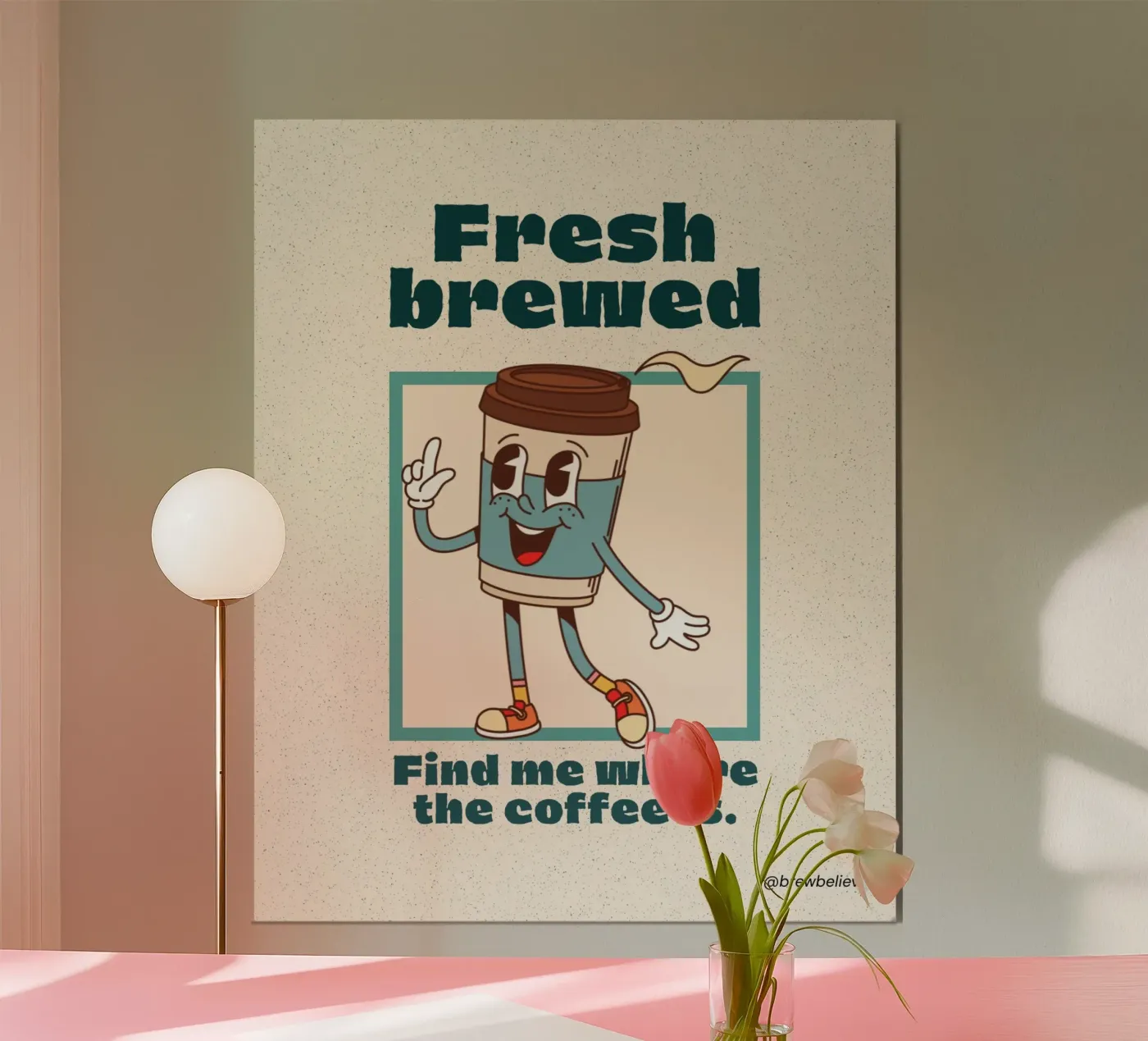 FRESH BREWED poster by COFFEE CLUB
