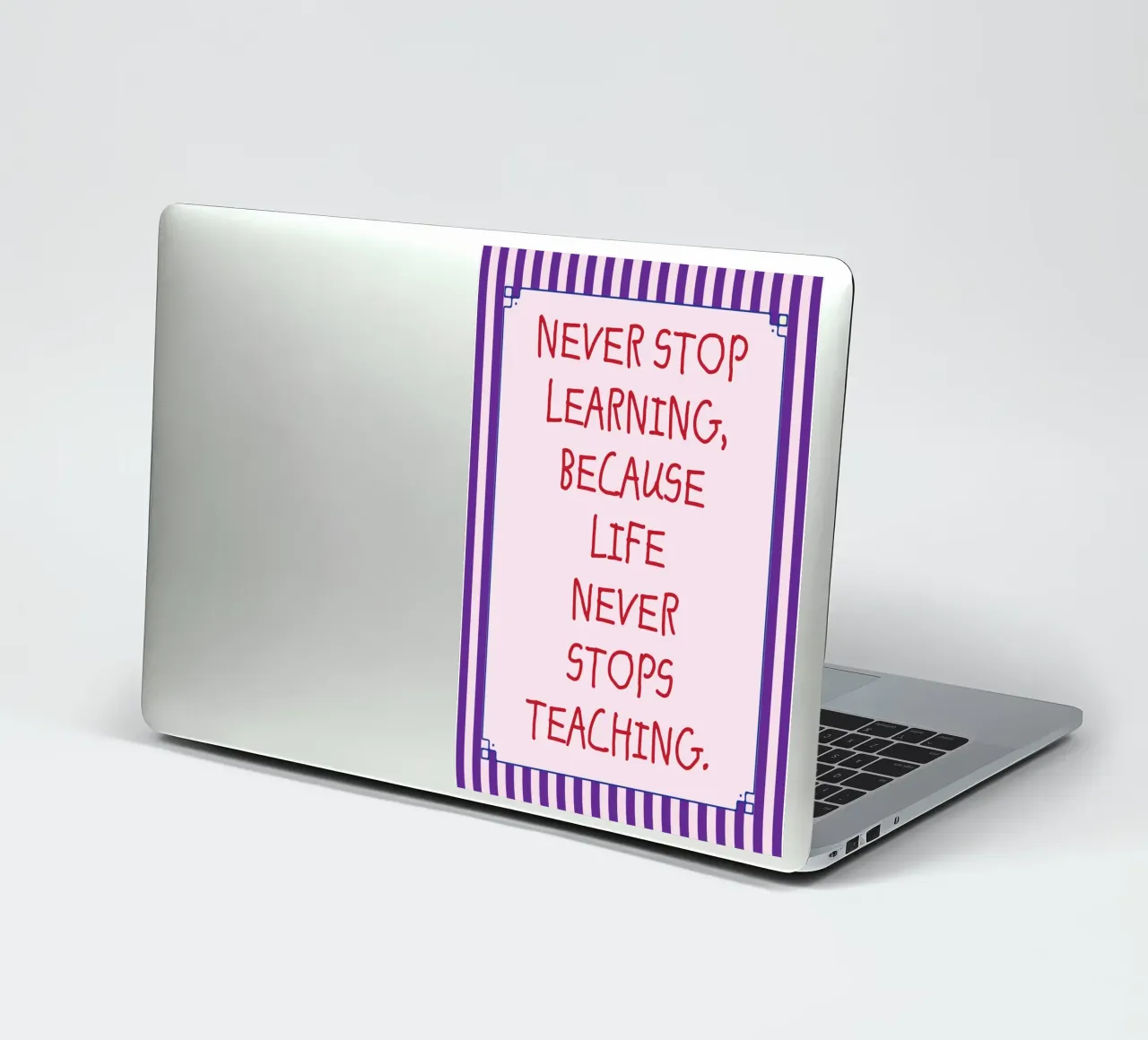 never stop learning sticker by tanabaroo
