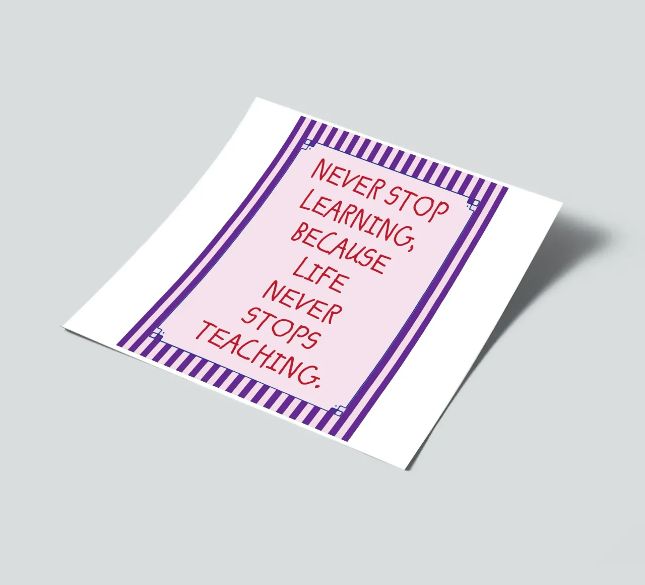 never stop learning sticker sheet by tanabaroo