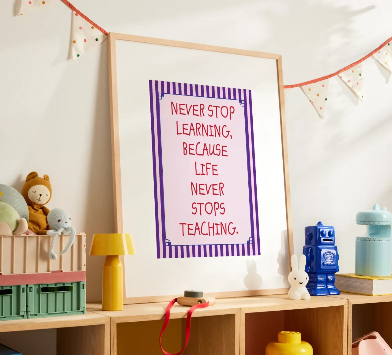 never stop learning poster by tanabaroo