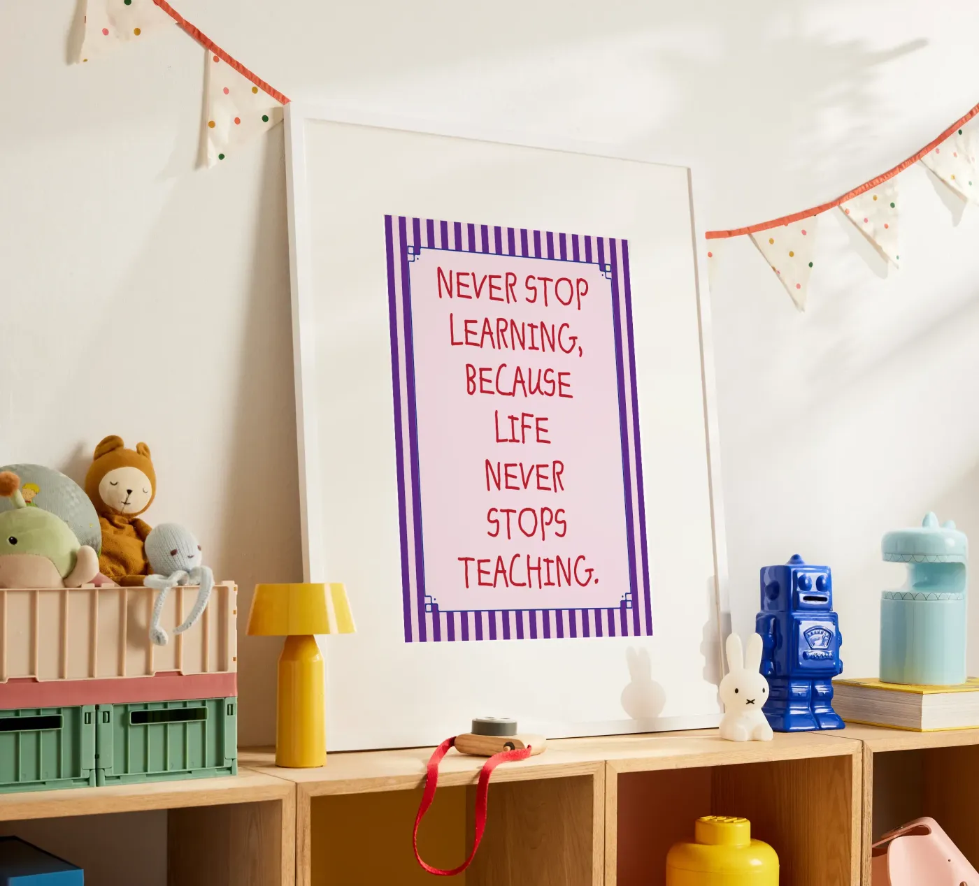 never stop learning poster by tanabaroo