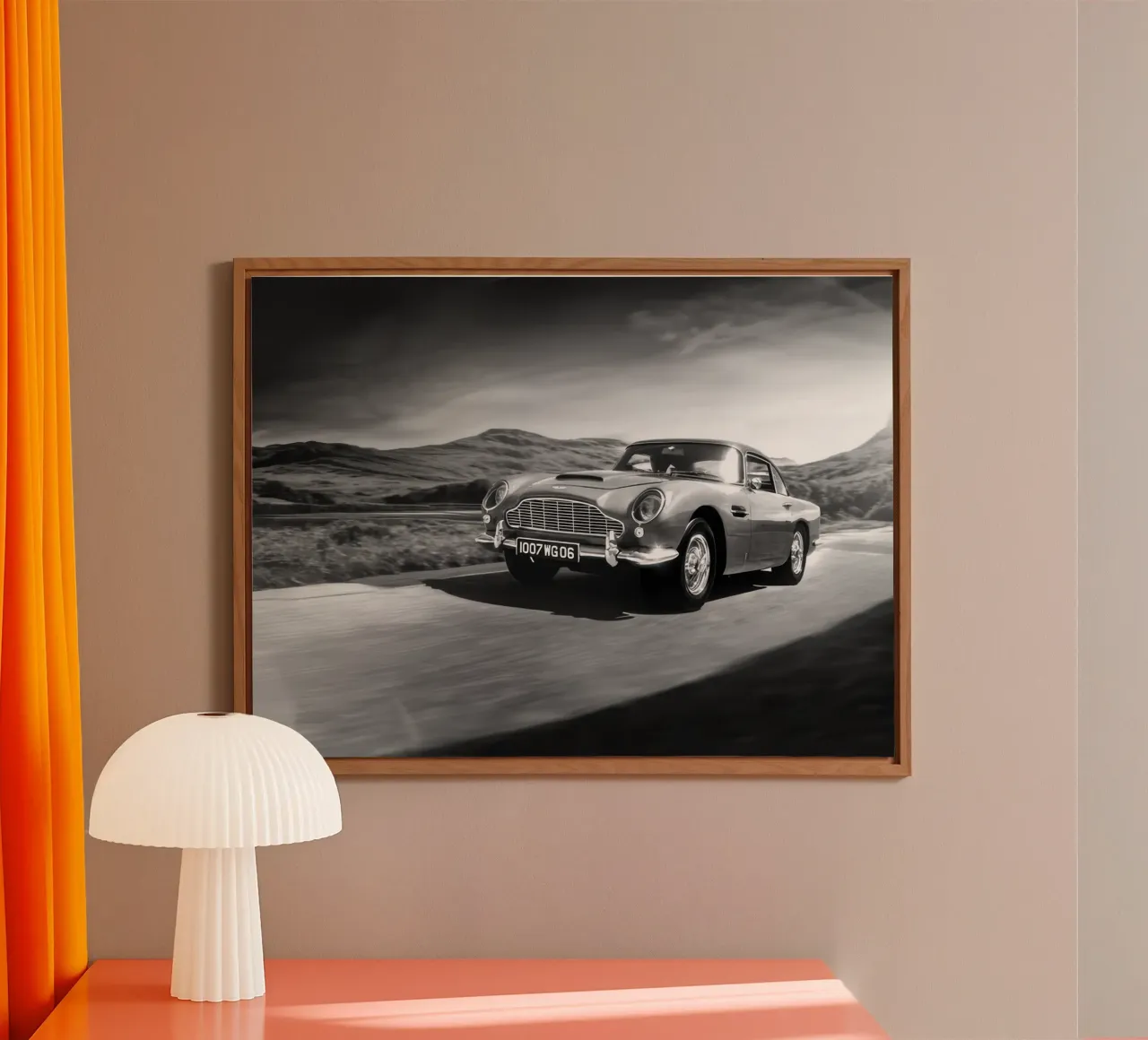 1964 Aston Martin DB5 Vantage alluminio dibond da jonatan bridge