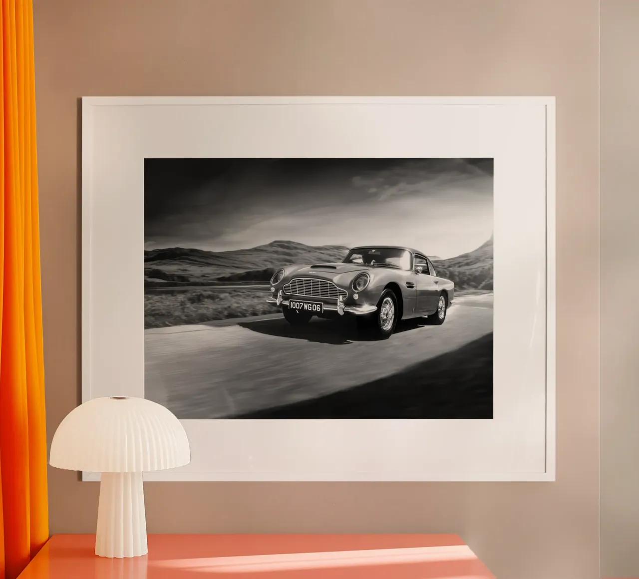 1964 Aston Martin DB5 Vantage carta hahnemühle da jonatan bridge