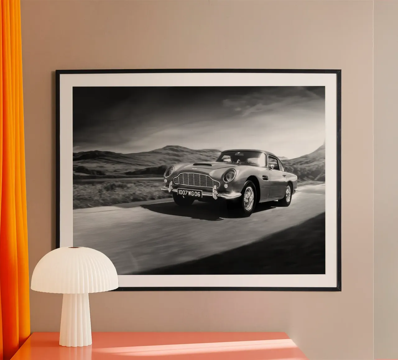 1964 Aston Martin DB5 Vantage carta hahnemühle da jonatan bridge