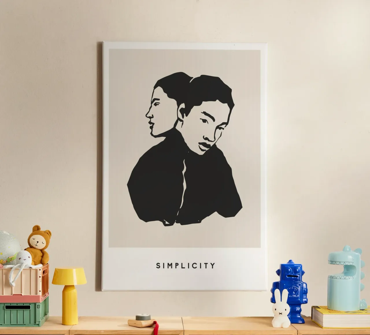 Simplicity canvas van treechild