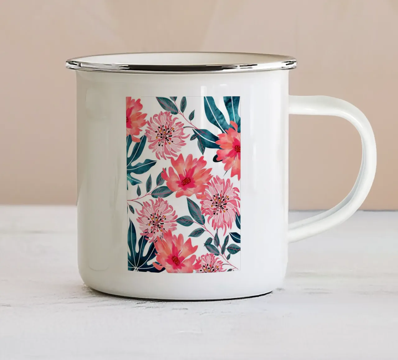 Il vostro fiore tazza in smalto da 83oranges