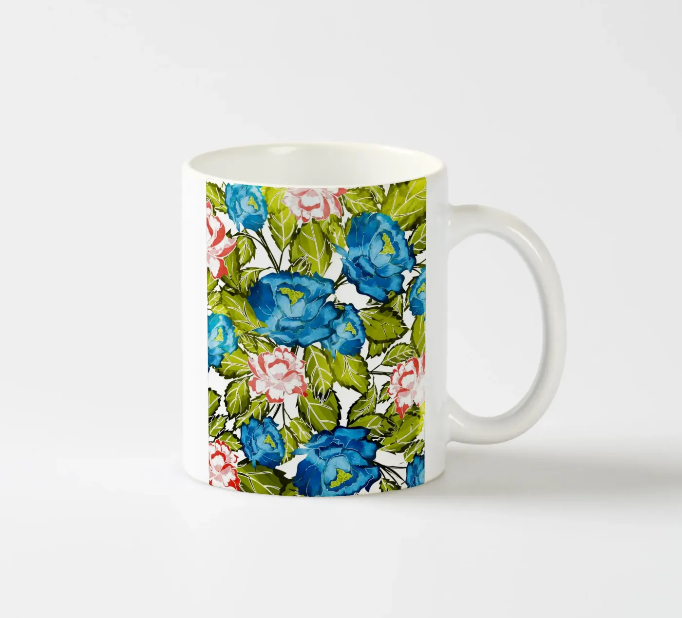 Fiore indaco tazza in ceramica da 83oranges.com