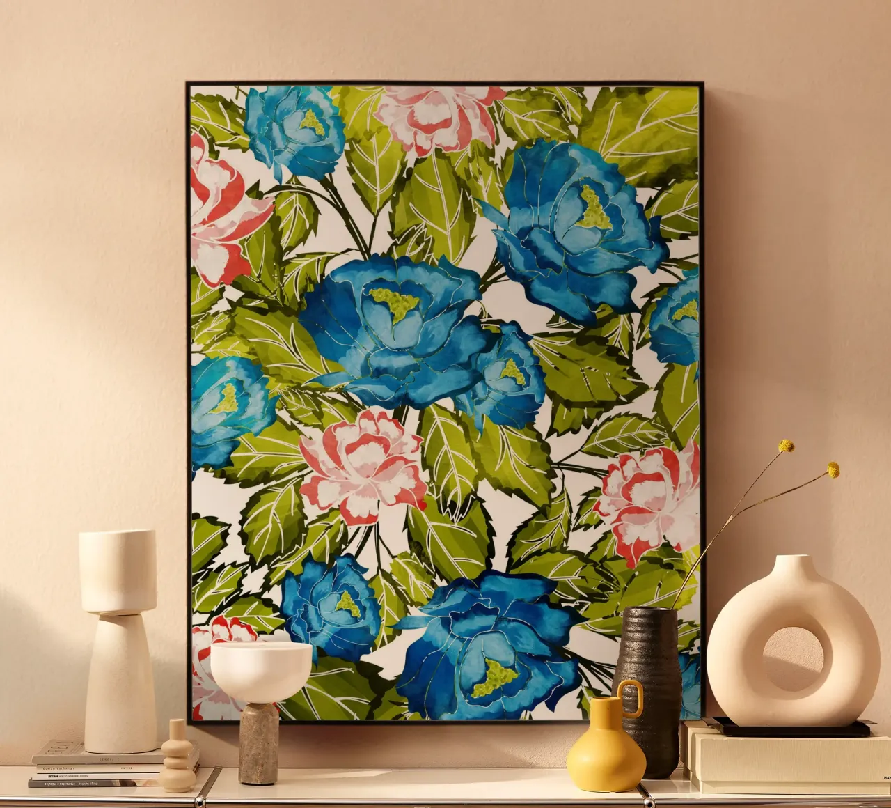 Fiore indaco plexiglass da 83oranges.com