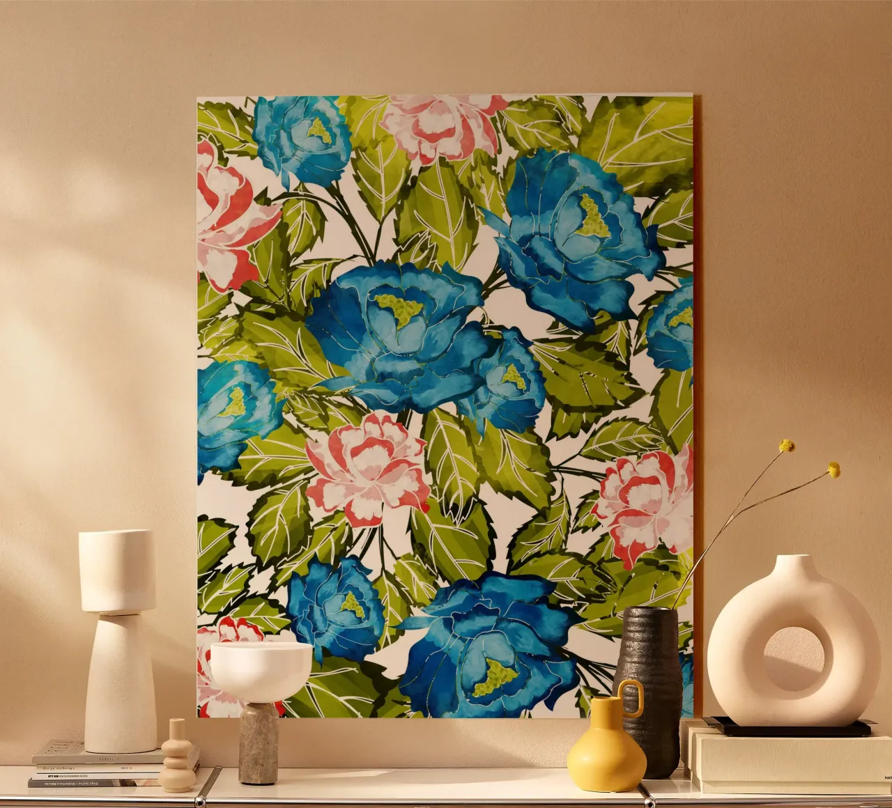 Fiore indaco plexiglass da 83oranges.com