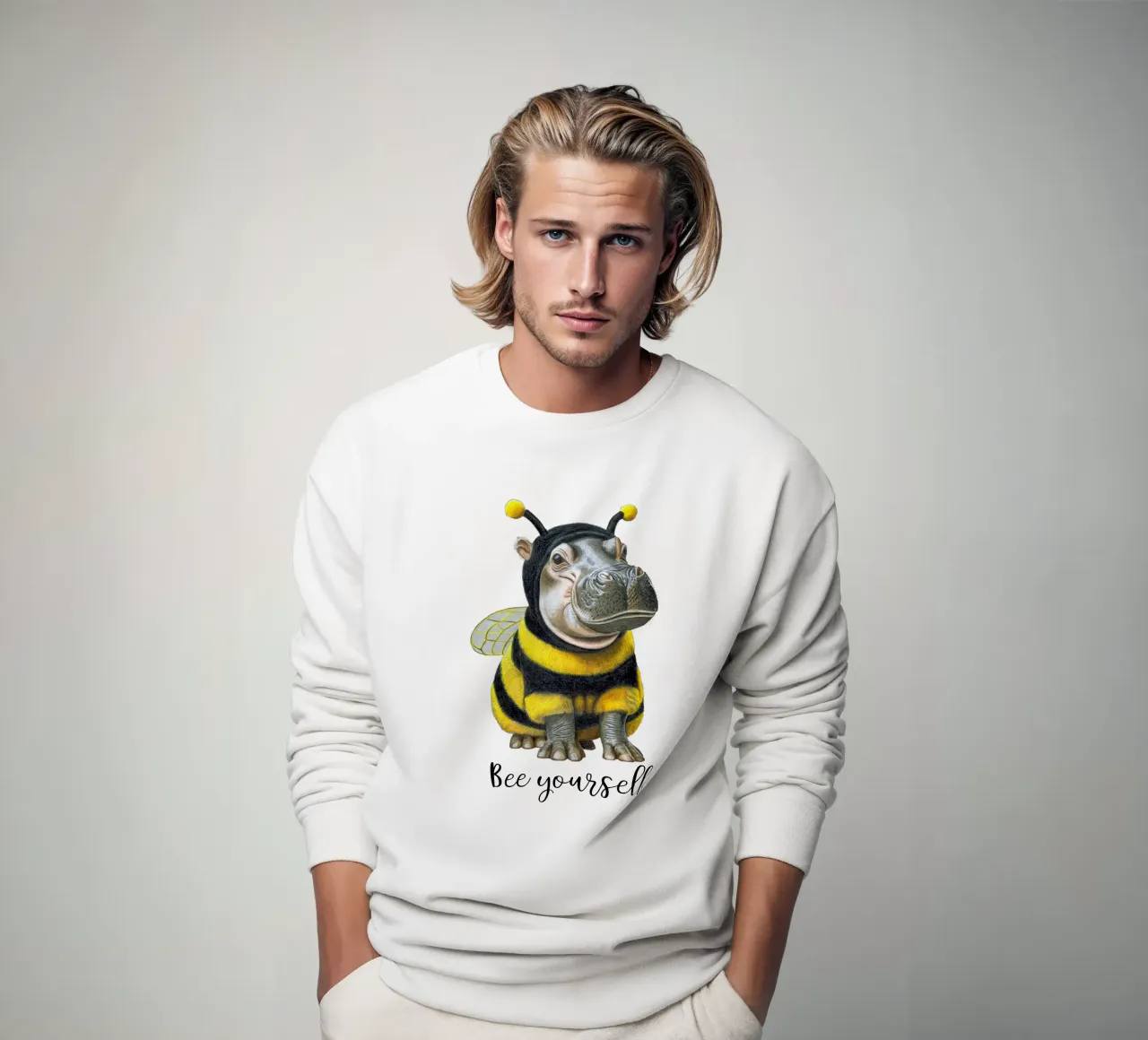Bee Yourself sweatshirt van Graphit und Farbe