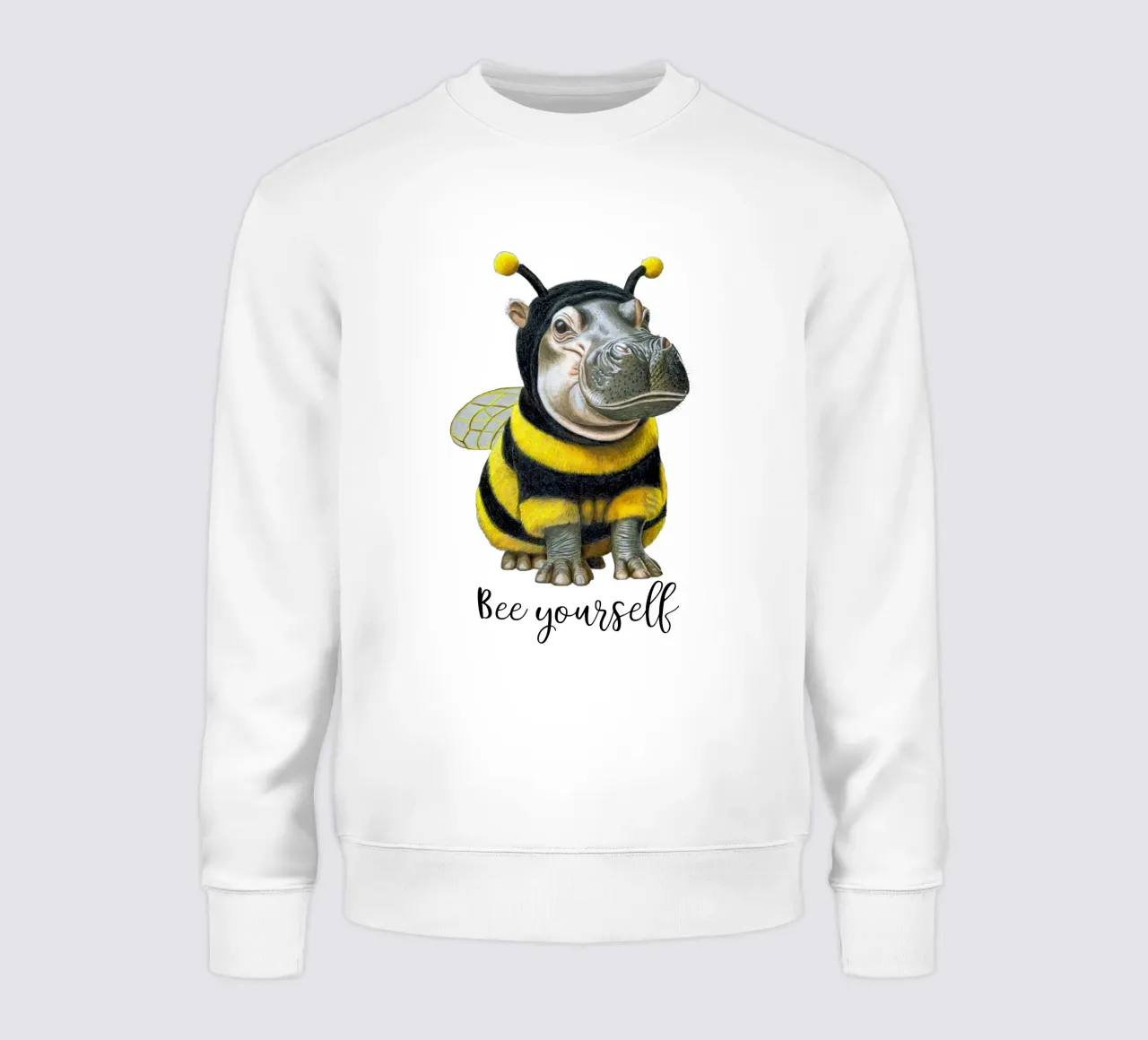 Bee Yourself felpa da Graphit und Farbe