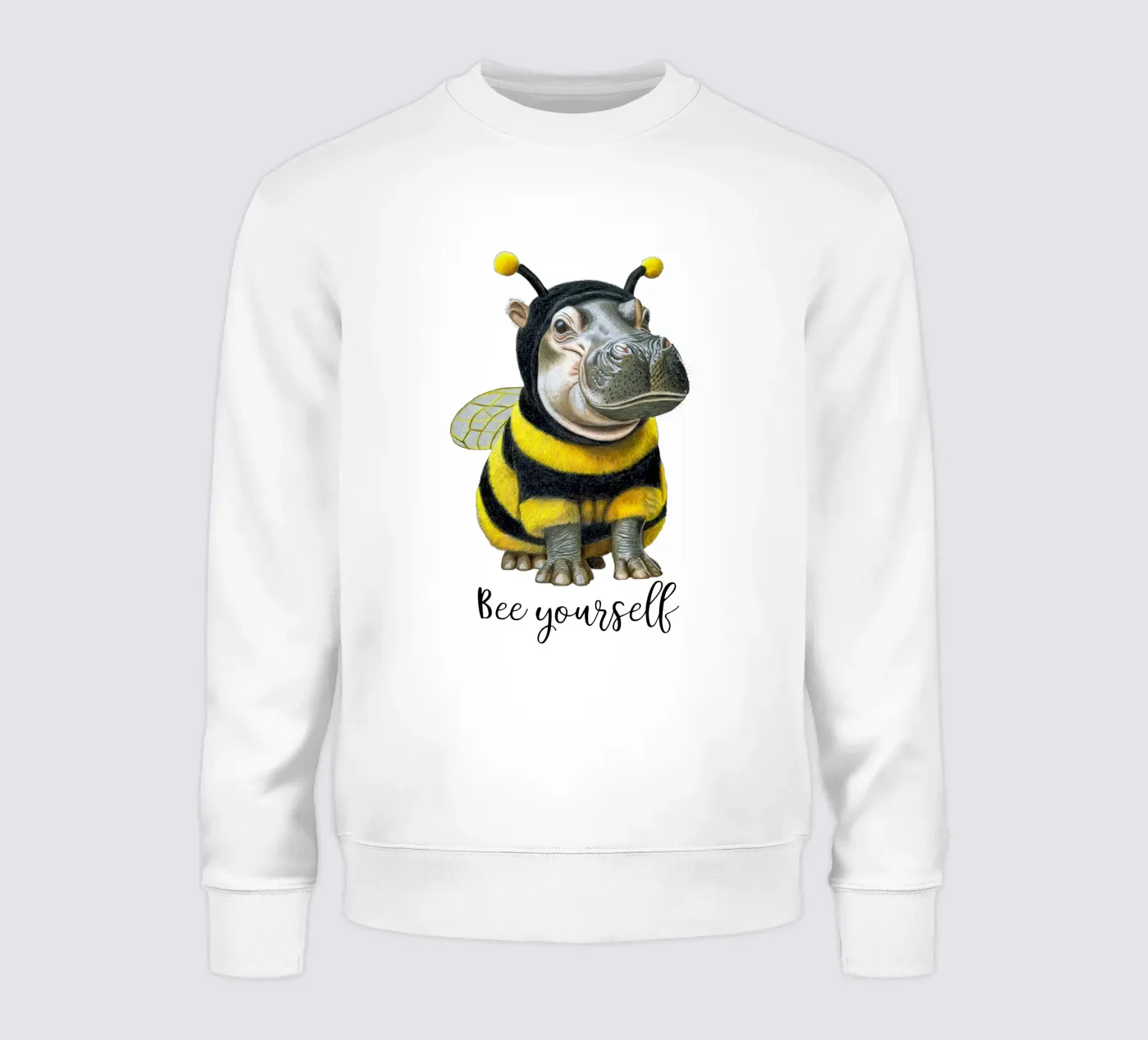Bee Yourself felpa da Graphit und Farbe