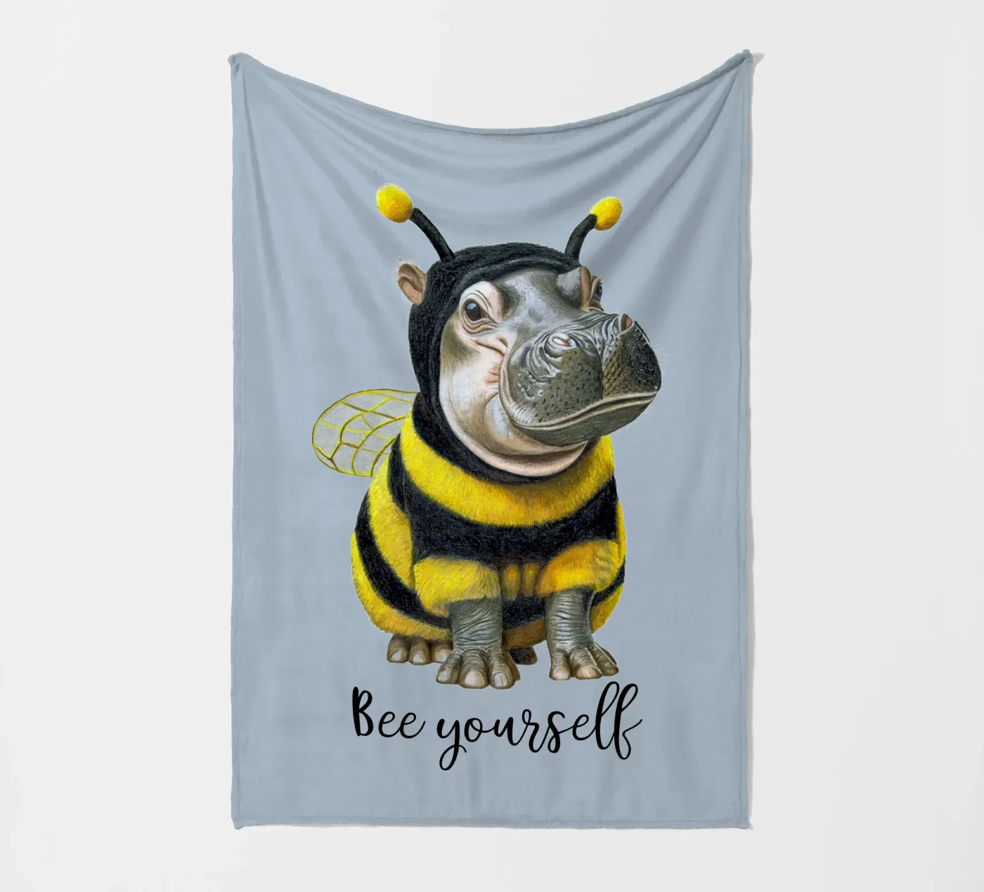 Bee Yourself fleecedeken van Graphit und Farbe