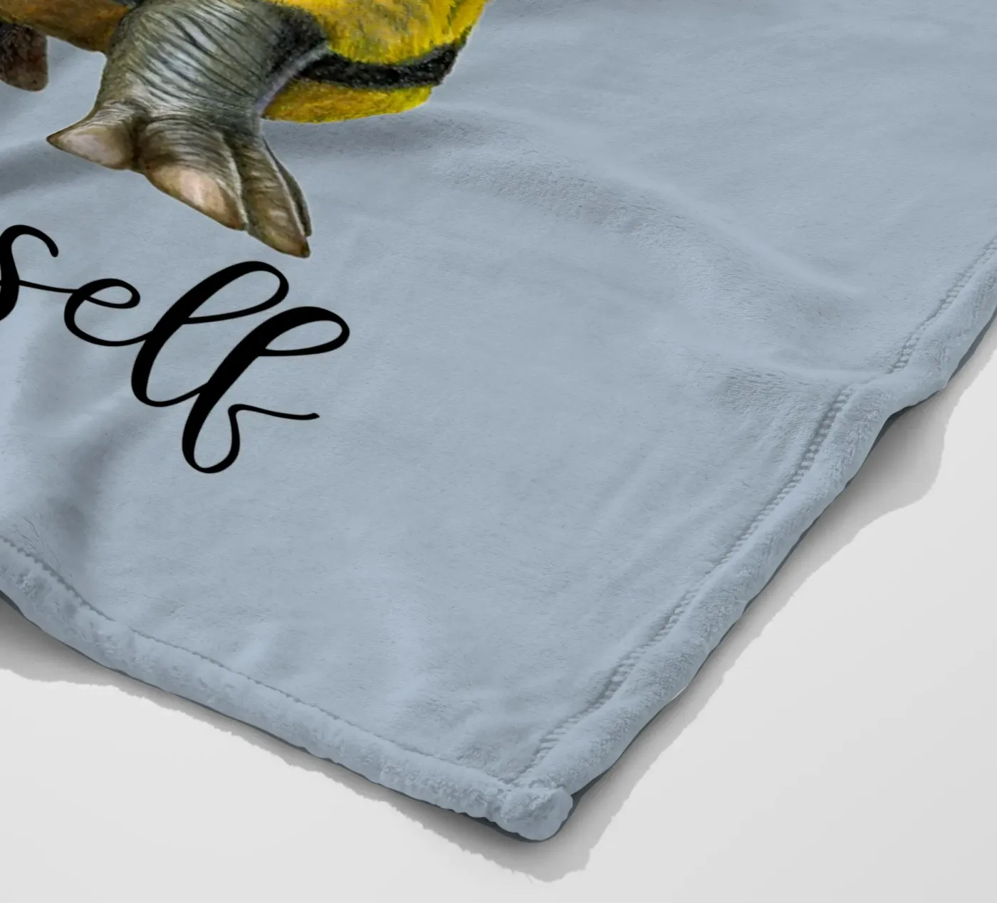 Bee Yourself Fleecedecke von Graphit und Farbe