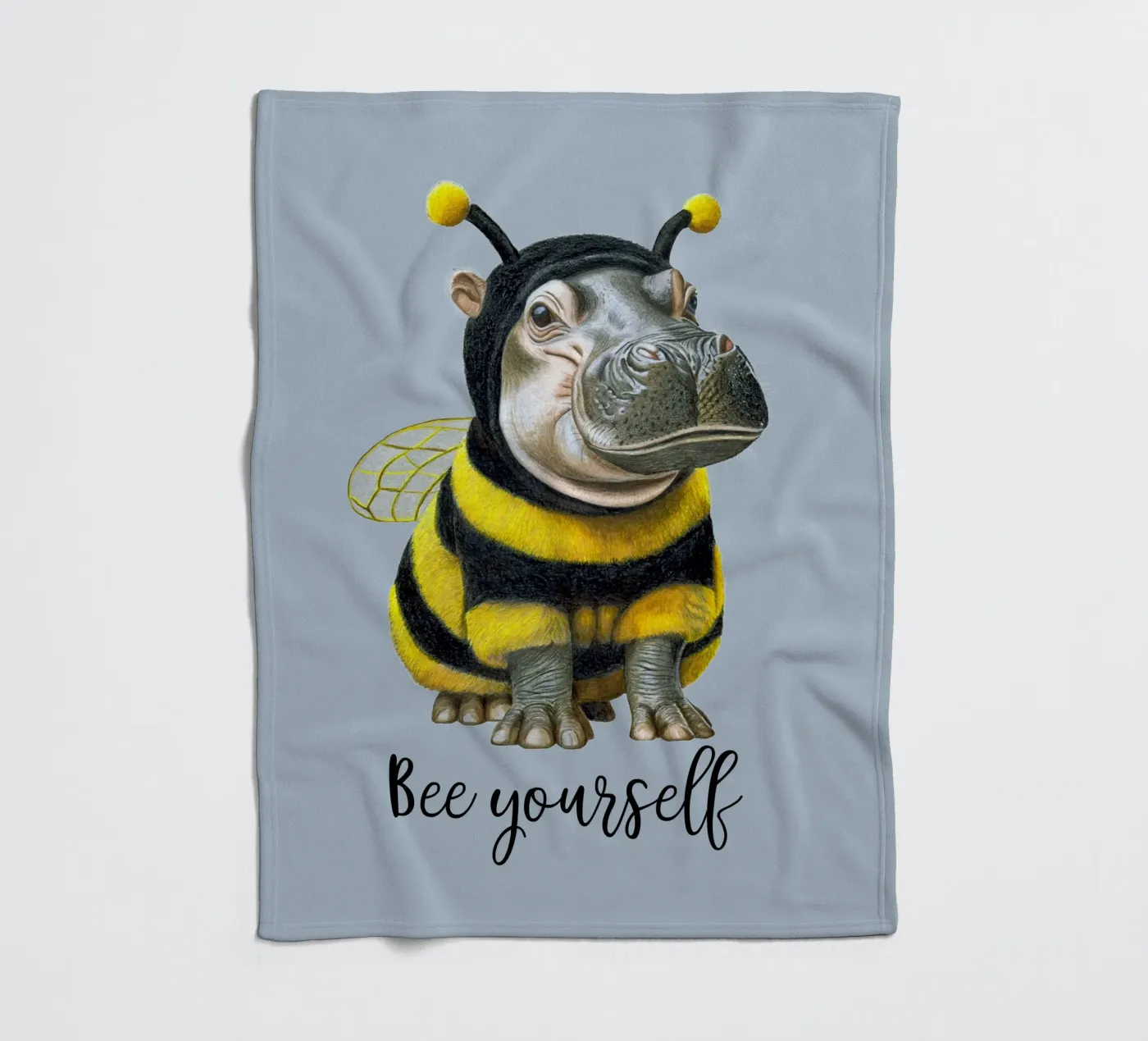 Bee Yourself fleecedeken van Graphit und Farbe