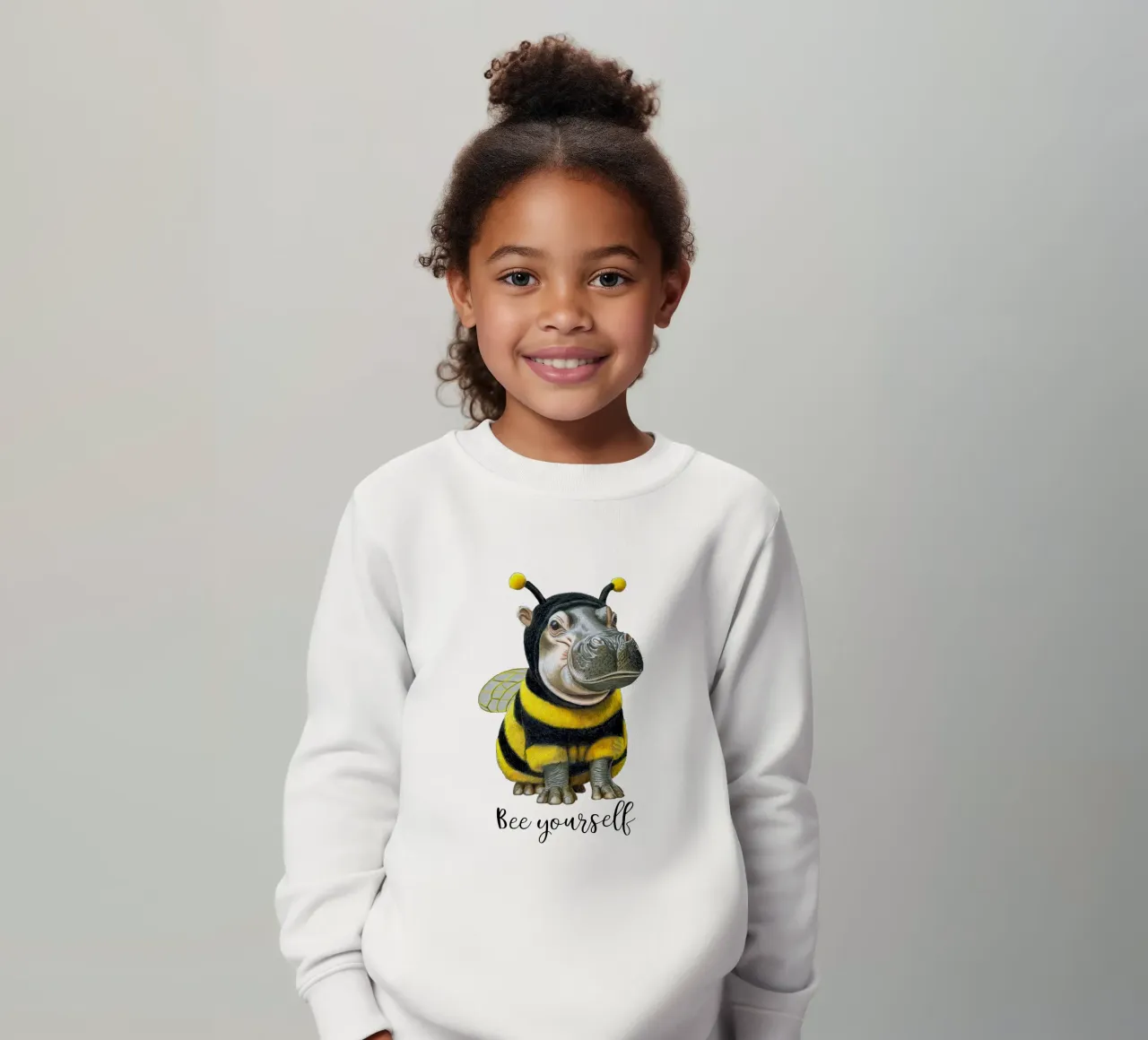 Bee Yourself felpa bambino da Graphit und Farbe
