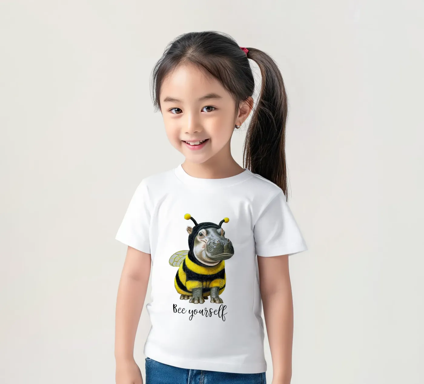 Bee Yourself kinder t-shirt van Graphit und Farbe