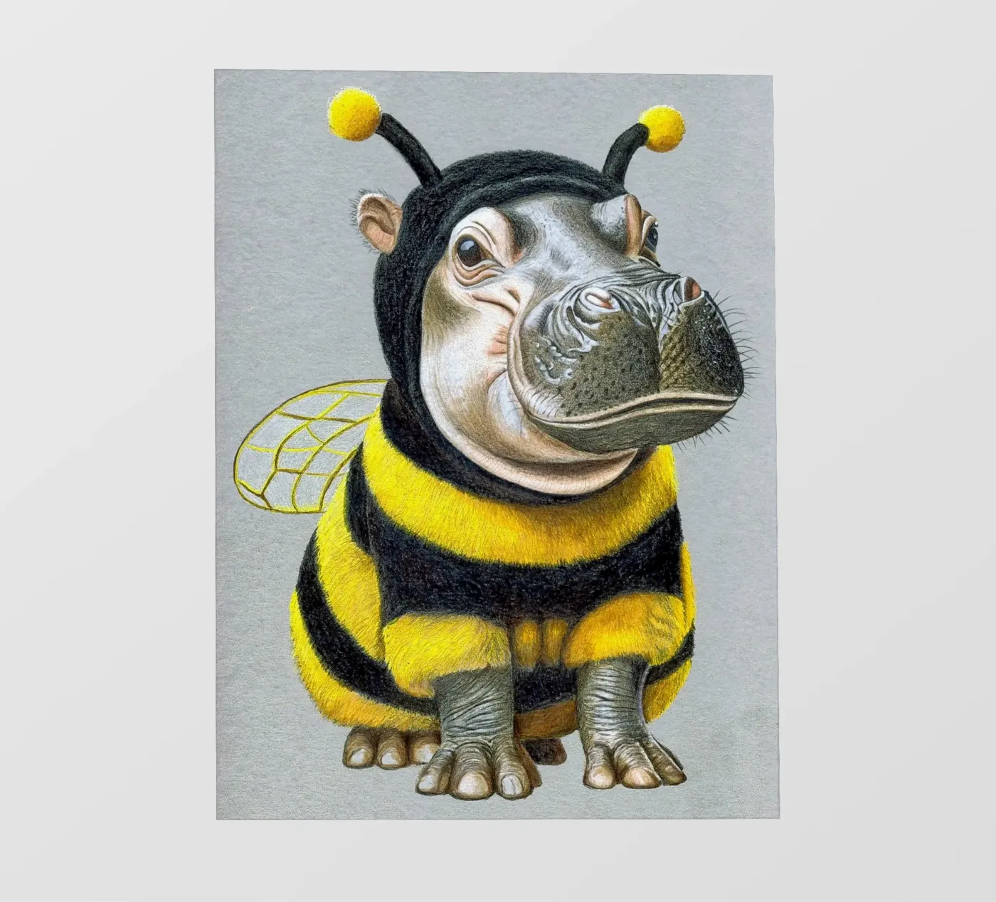 Bee Yourself fotobehang van Graphit und Farbe
