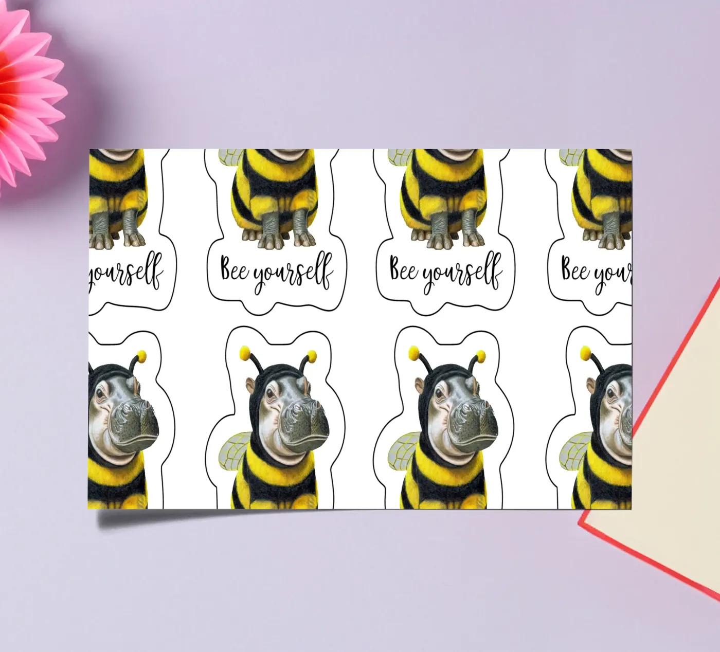 Bee Yourself sticker sheet by Graphit und Farbe