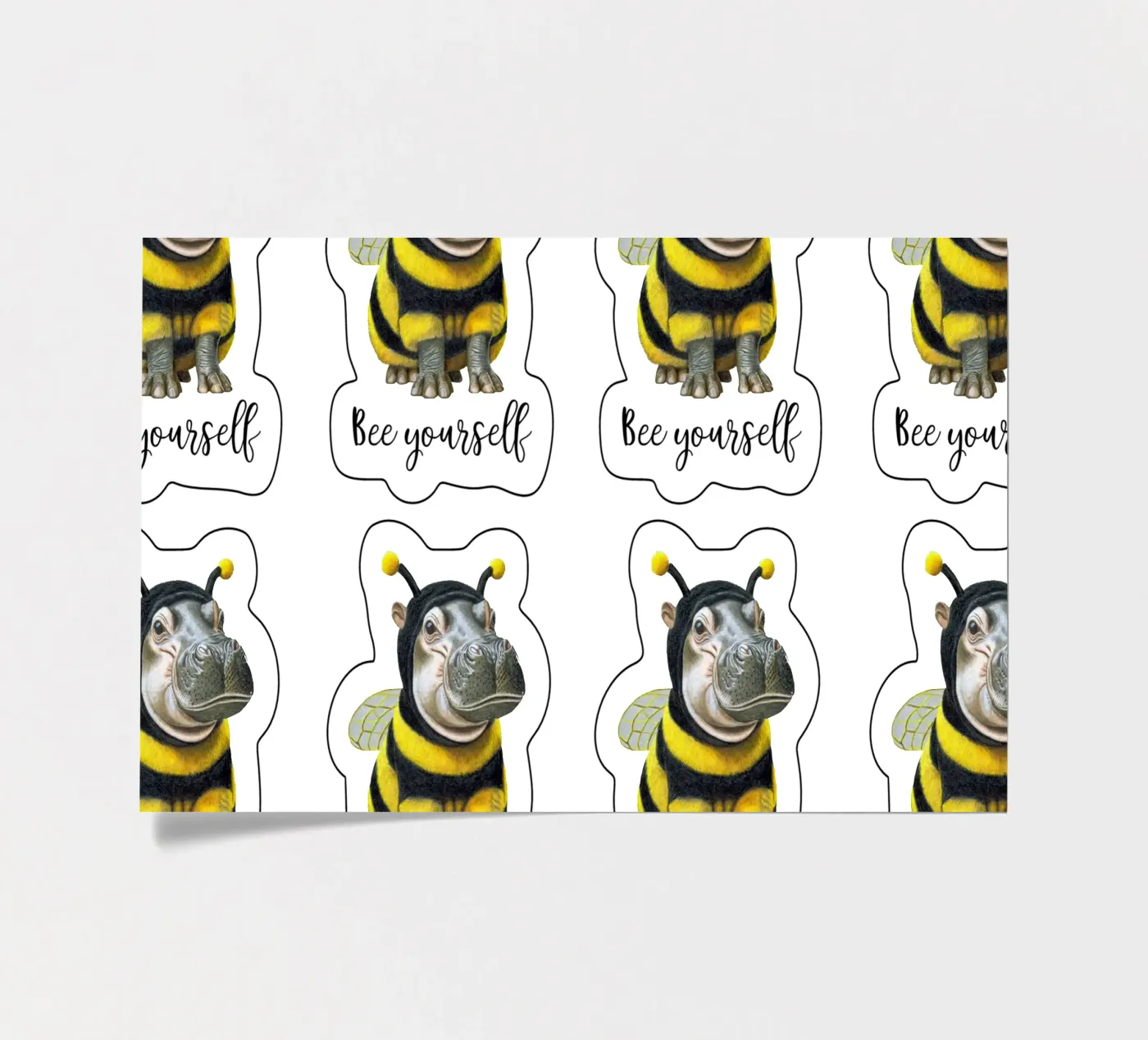 Bee Yourself sticker sheet by Graphit und Farbe