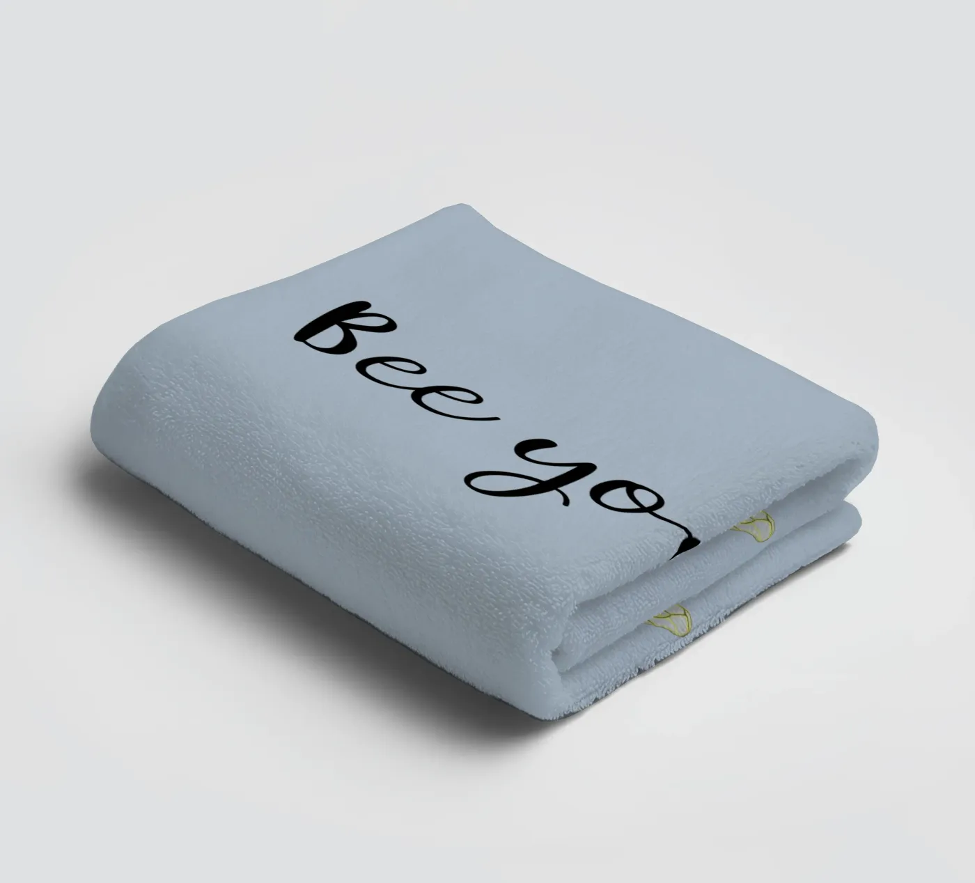 Bee Yourself towel by Graphit und Farbe