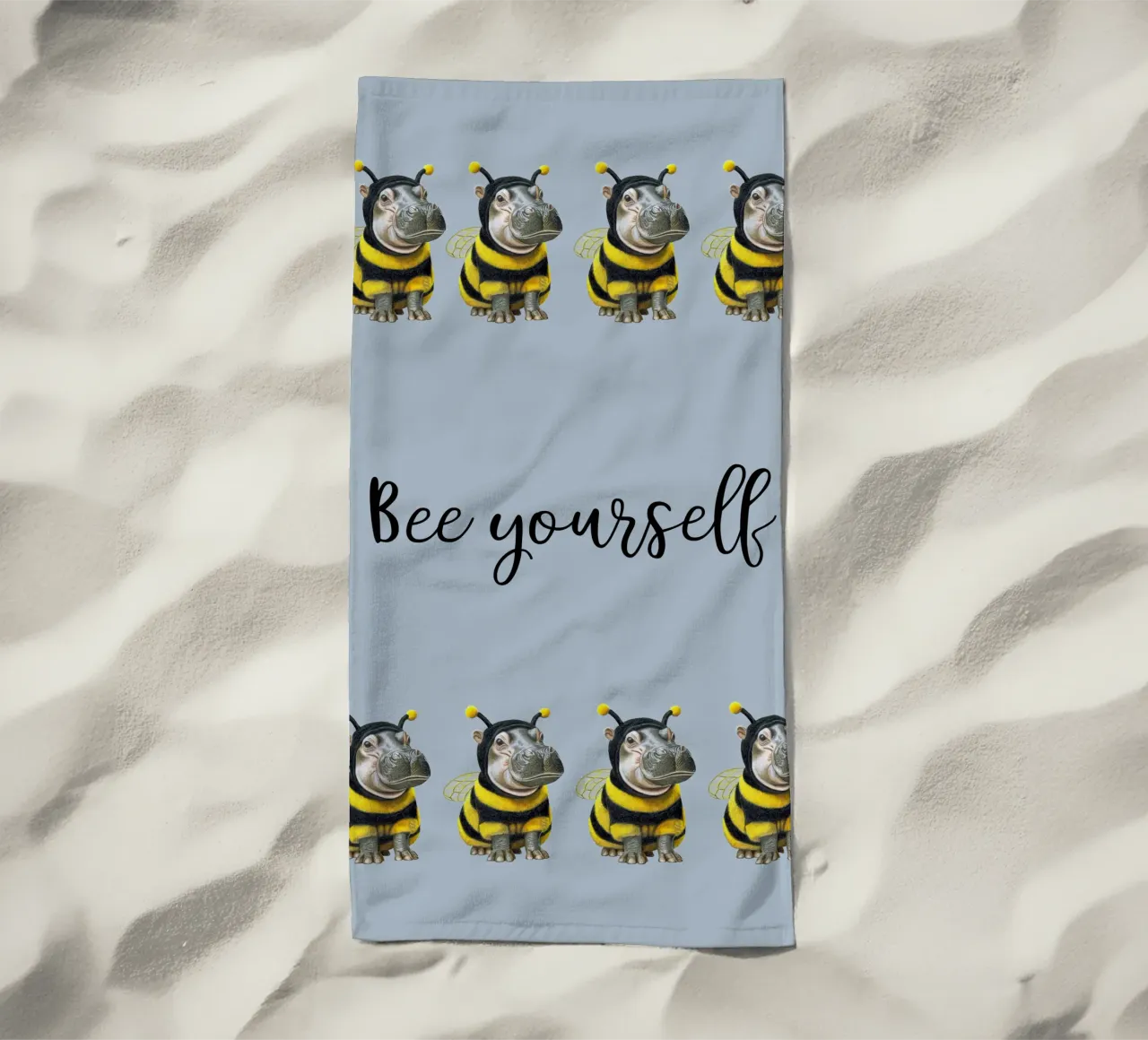 Bee Yourself telo mare da Graphit und Farbe