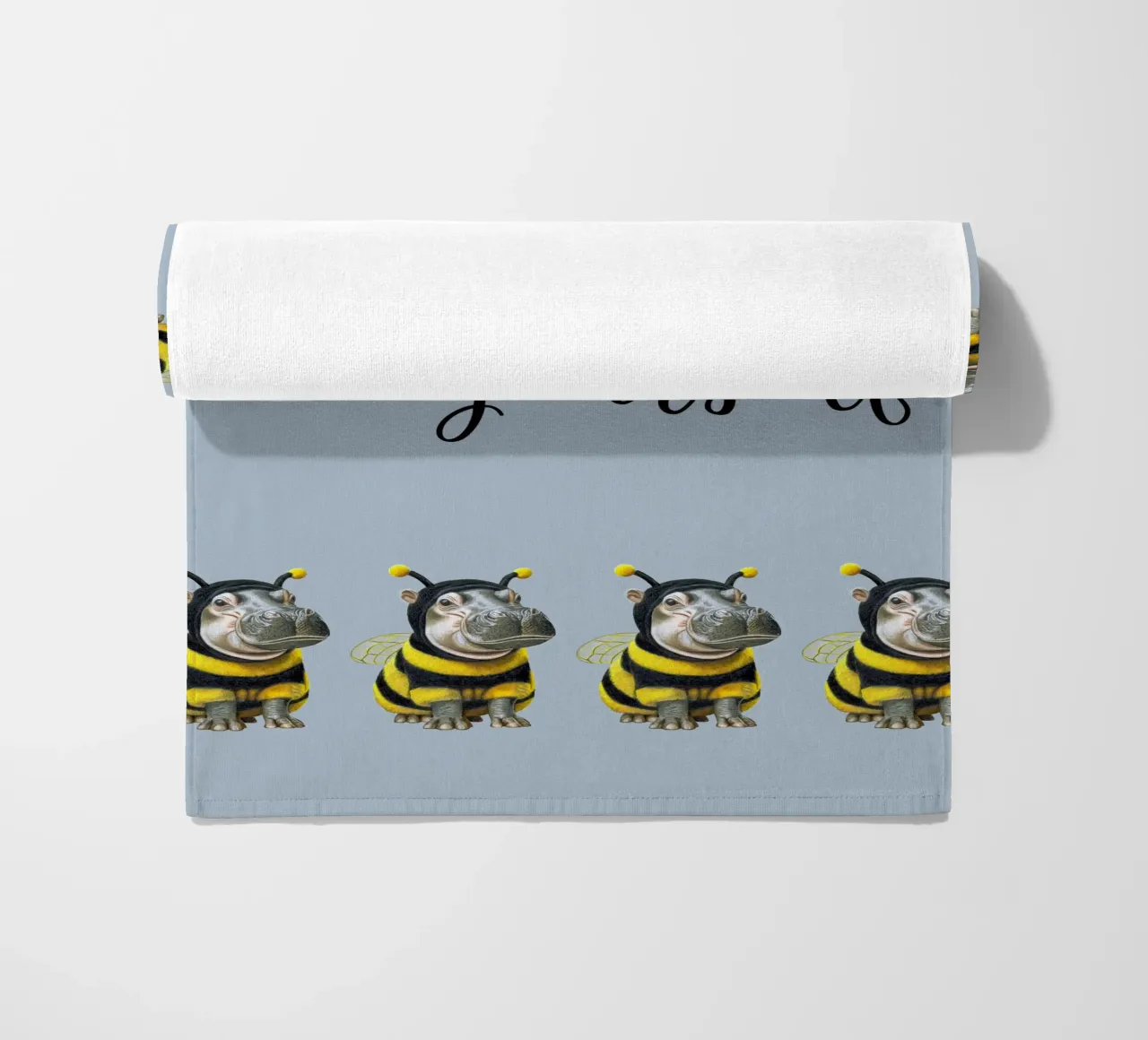 Bee Yourself telo mare da Graphit und Farbe