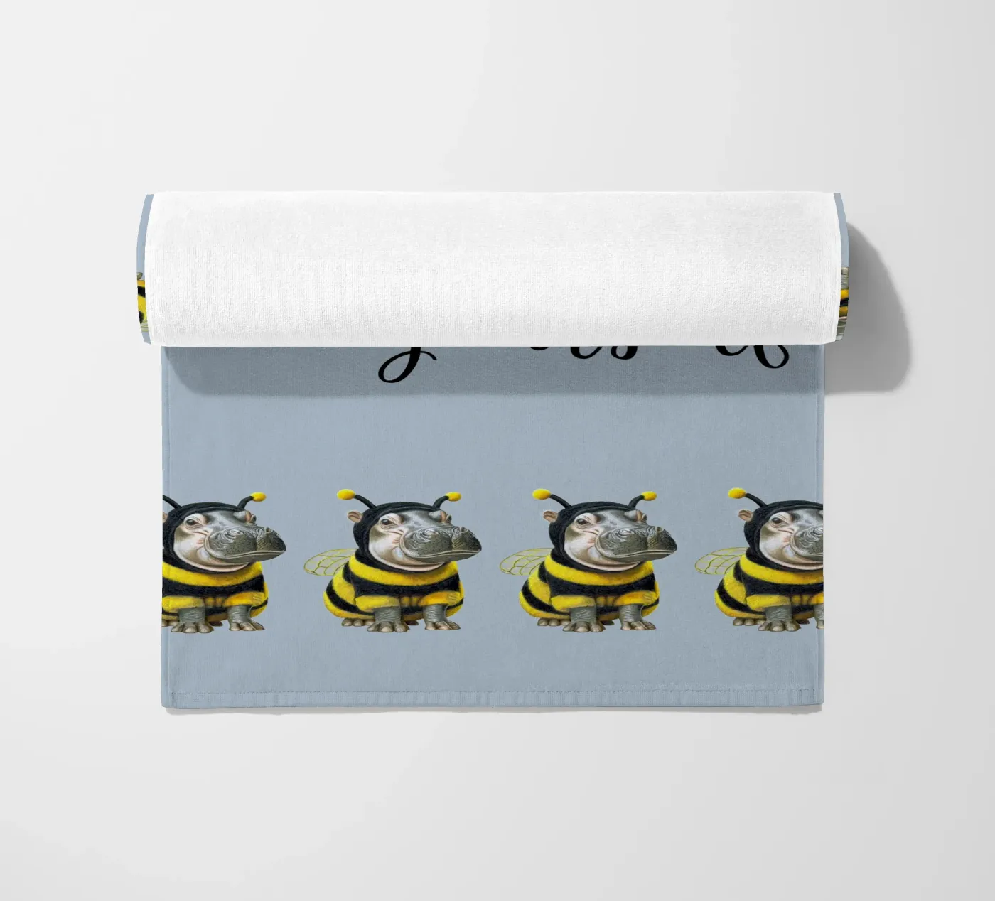 Bee Yourself telo mare da Graphit und Farbe