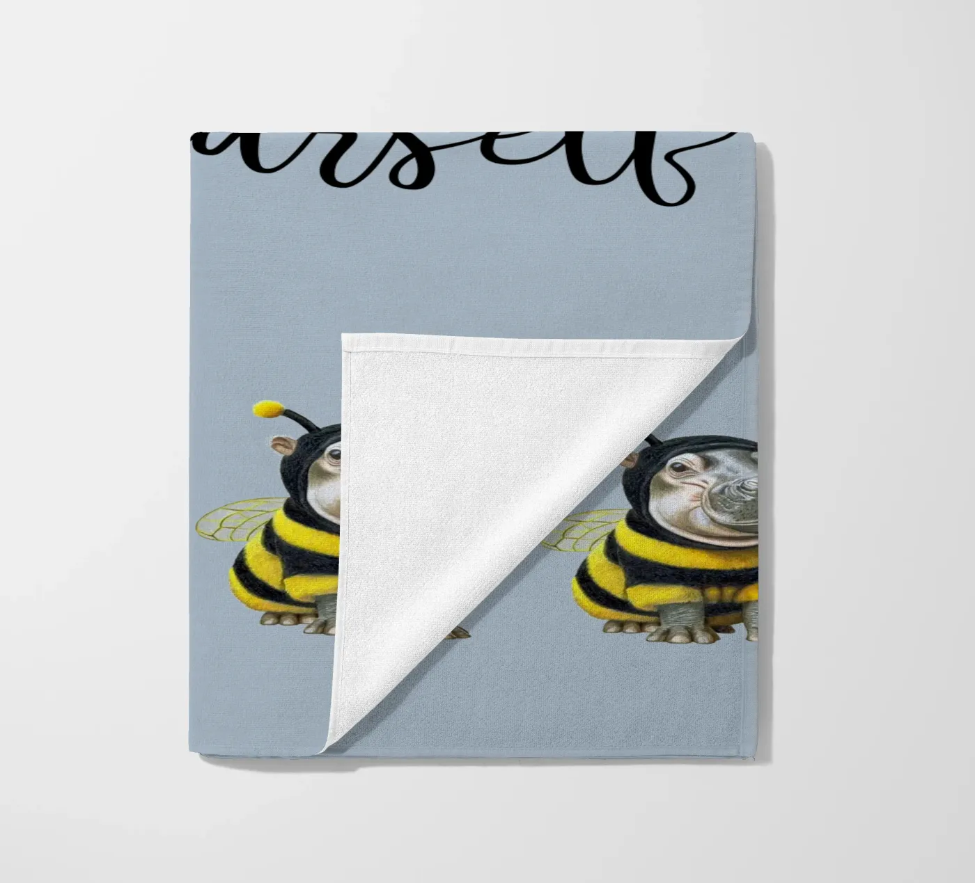 Bee Yourself telo mare da Graphit und Farbe