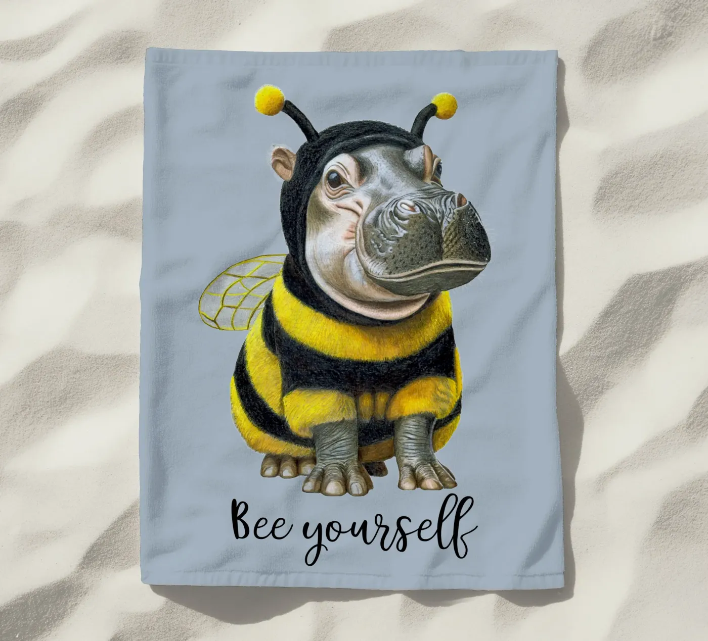 Bee Yourself telo mare da Graphit und Farbe