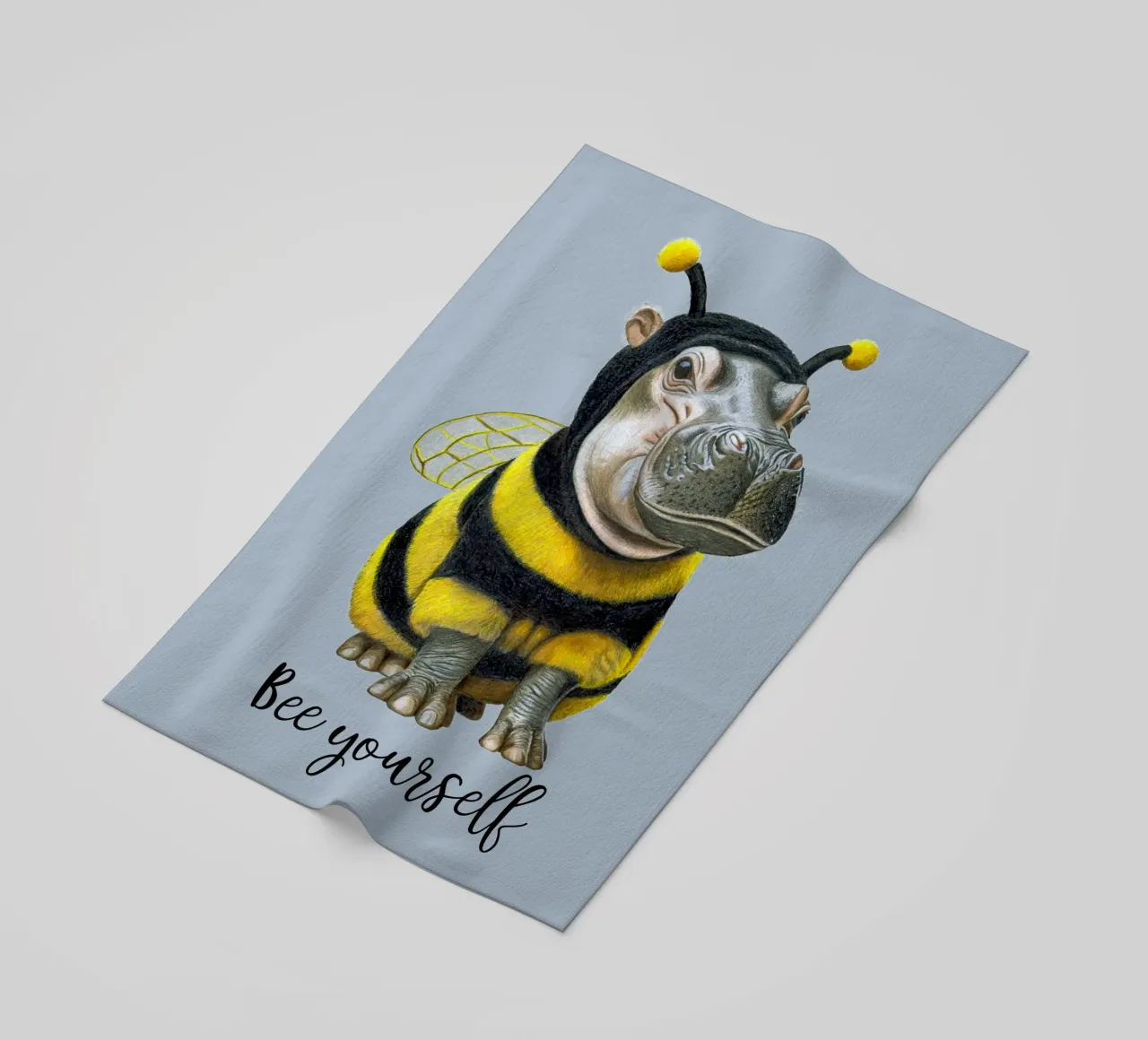 Bee Yourself telo mare da Graphit und Farbe