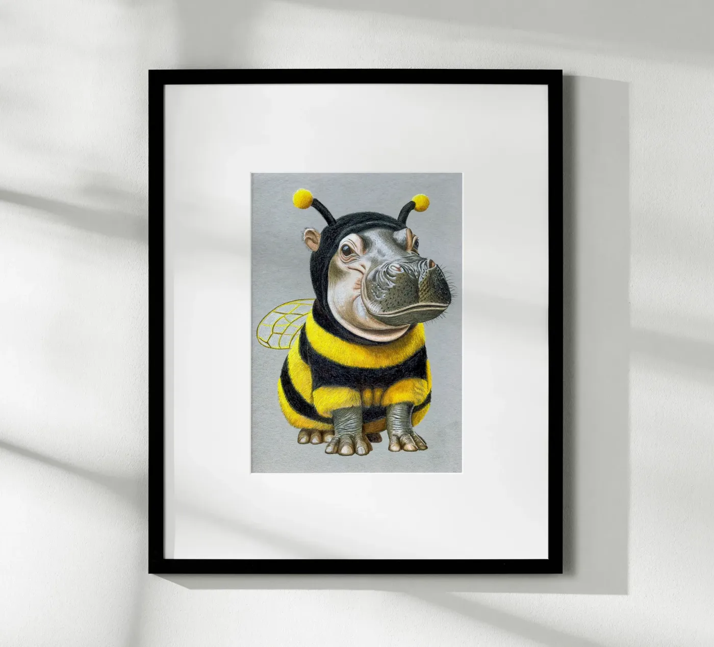 Bee Yourself poster de Graphit und Farbe