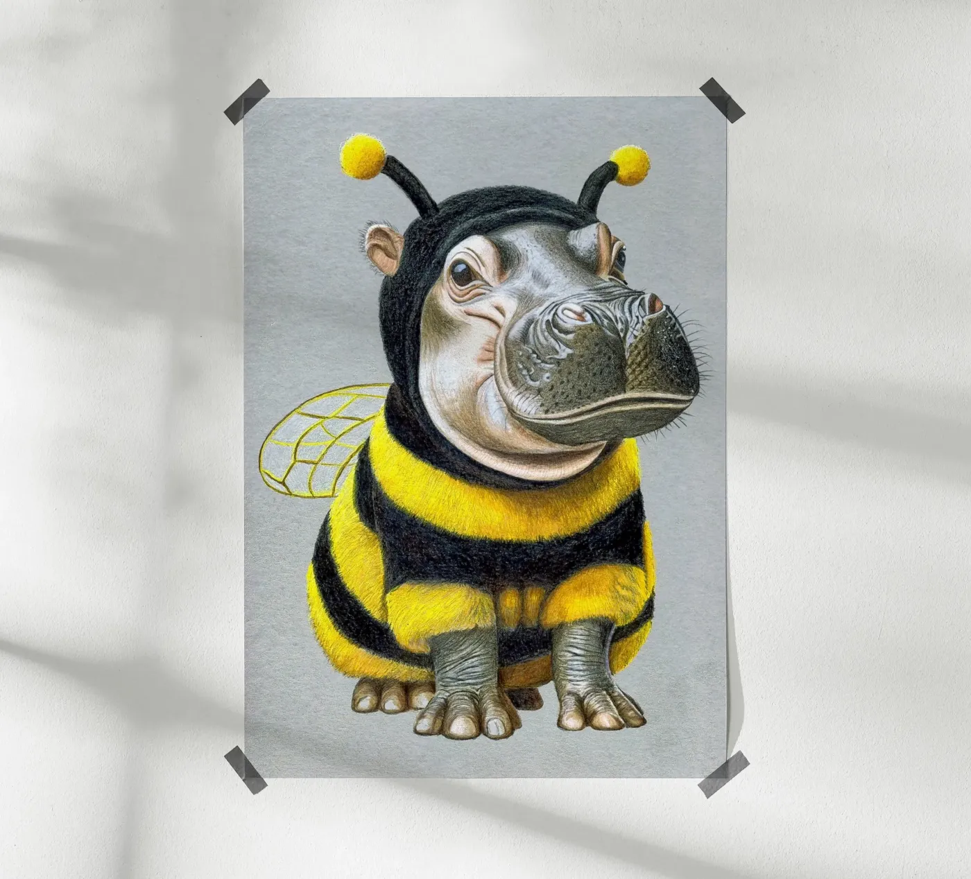 Bee Yourself poster by Graphit und Farbe