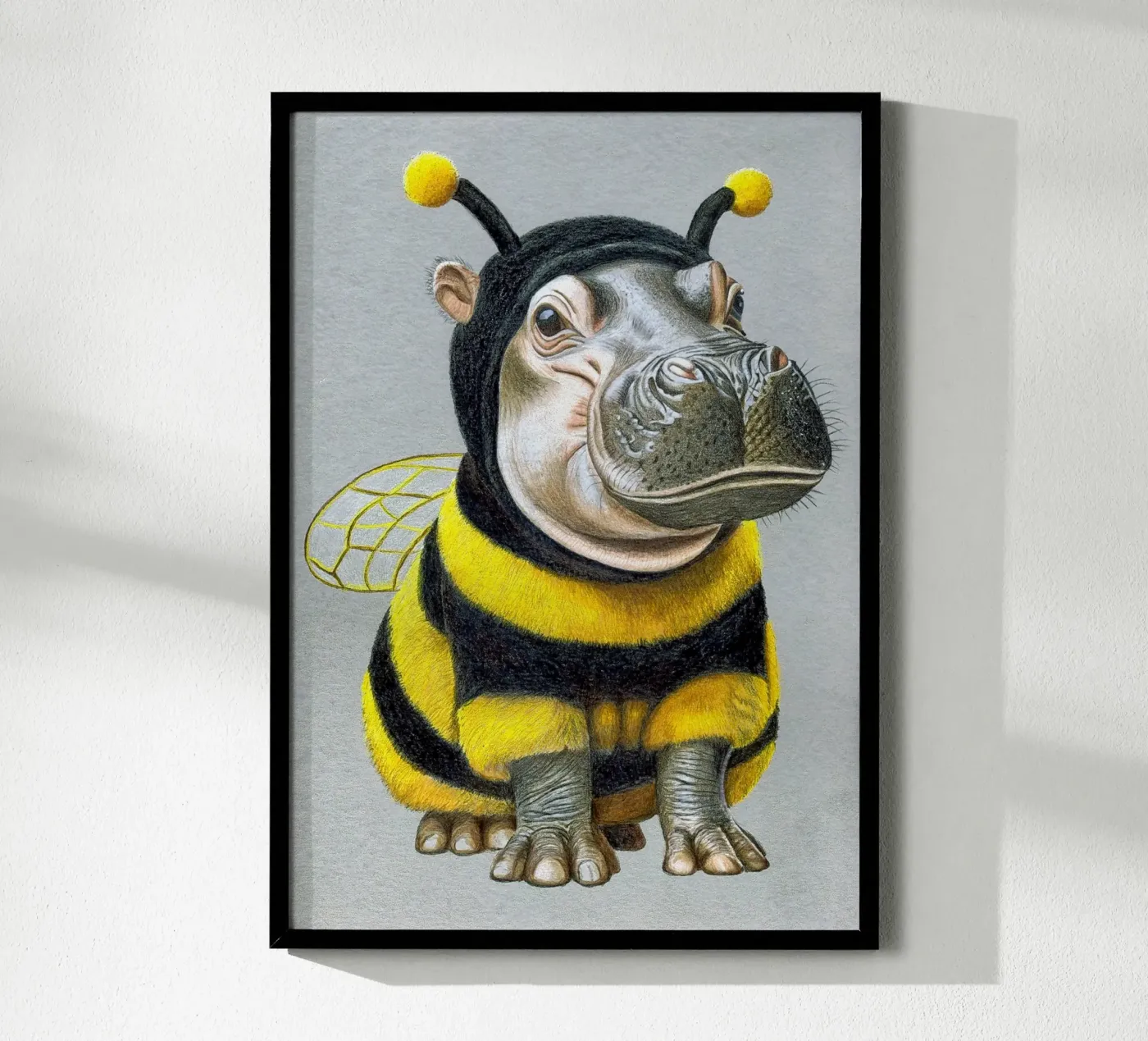 Bee Yourself poster de Graphit und Farbe