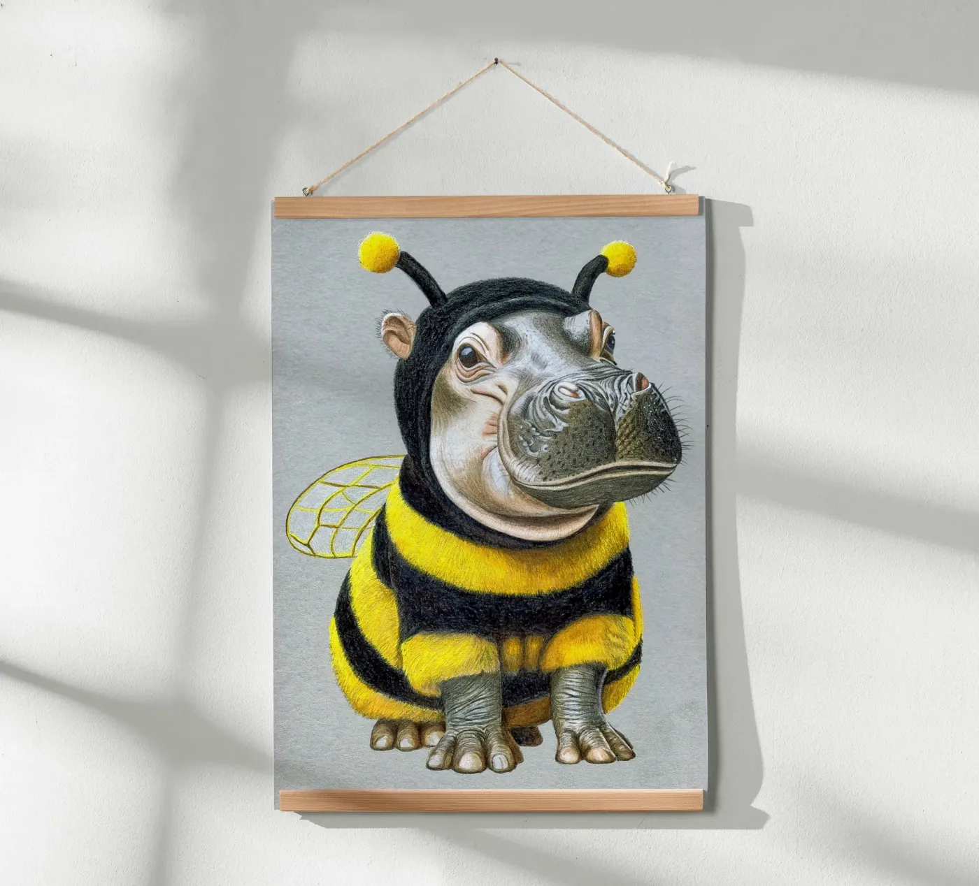Bee Yourself poster by Graphit und Farbe