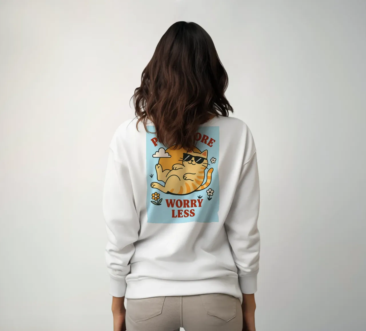 puro più gatto felpa da tanabaroo