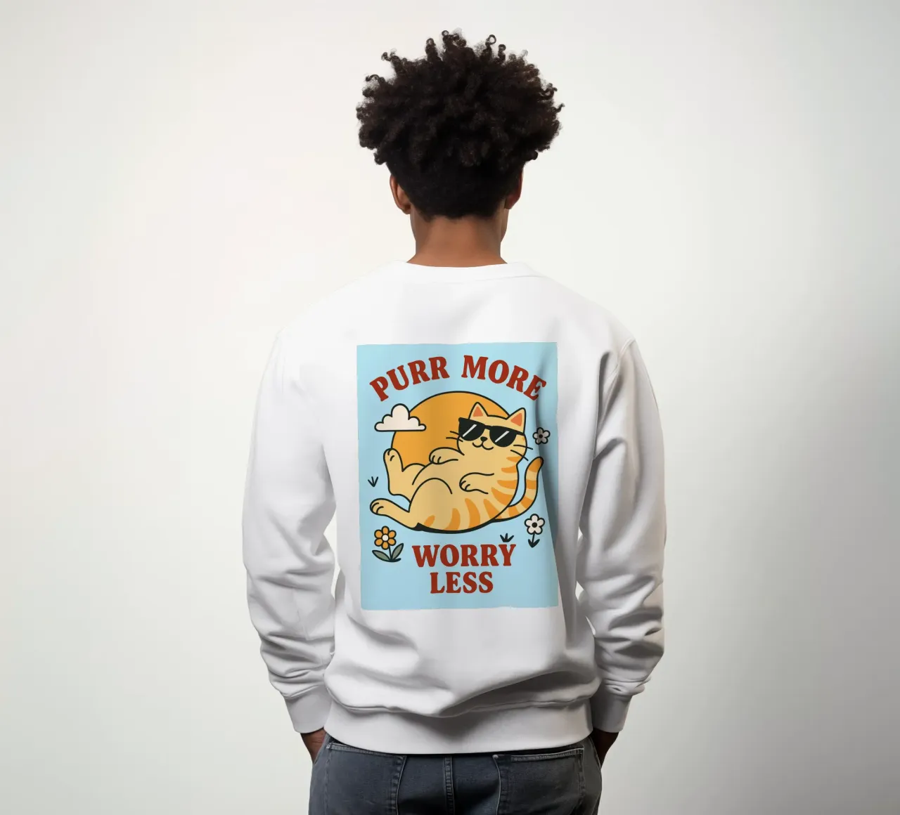 puro più gatto felpa da tanabaroo