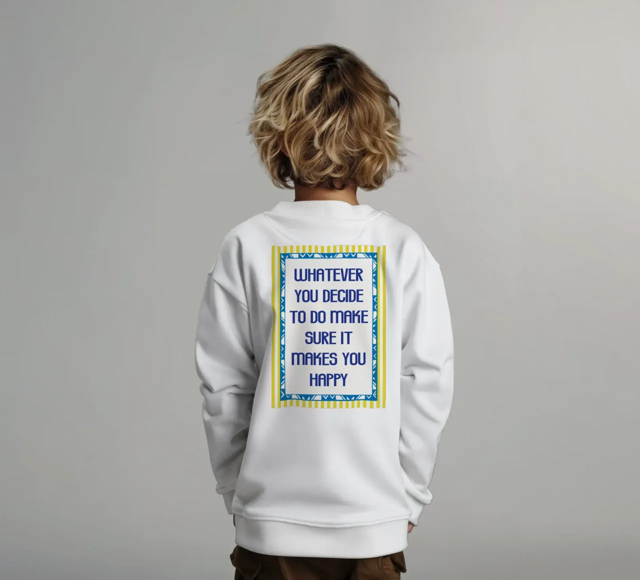 sicuramente vi renderà felici felpa bambino da tanabaroo